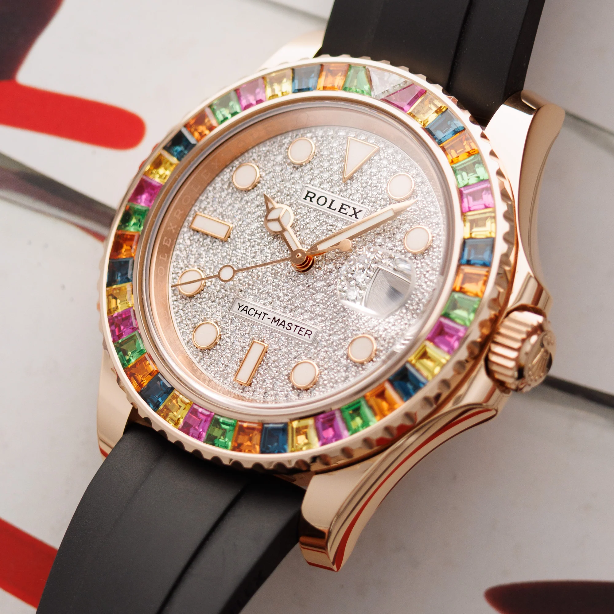 Rolex Rose Gold Yachtmaster Ref. 116695SATS - Image 2