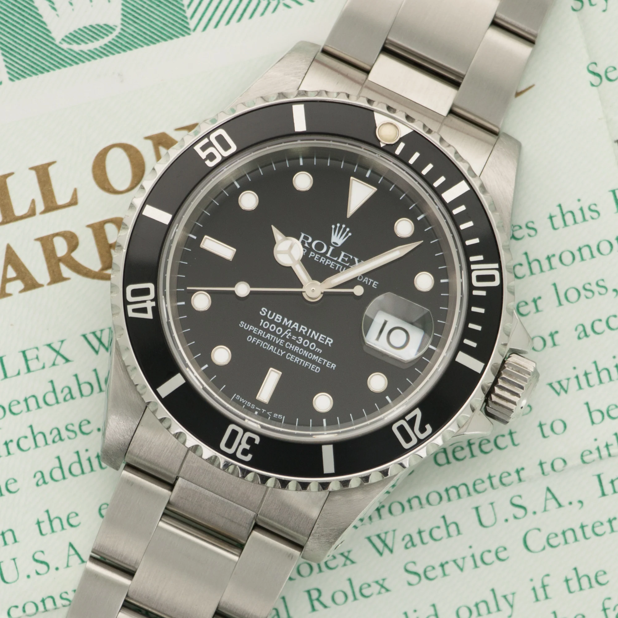 Rolex Stainless Steel Submariner Ref. 16610 with Papers - Image 2