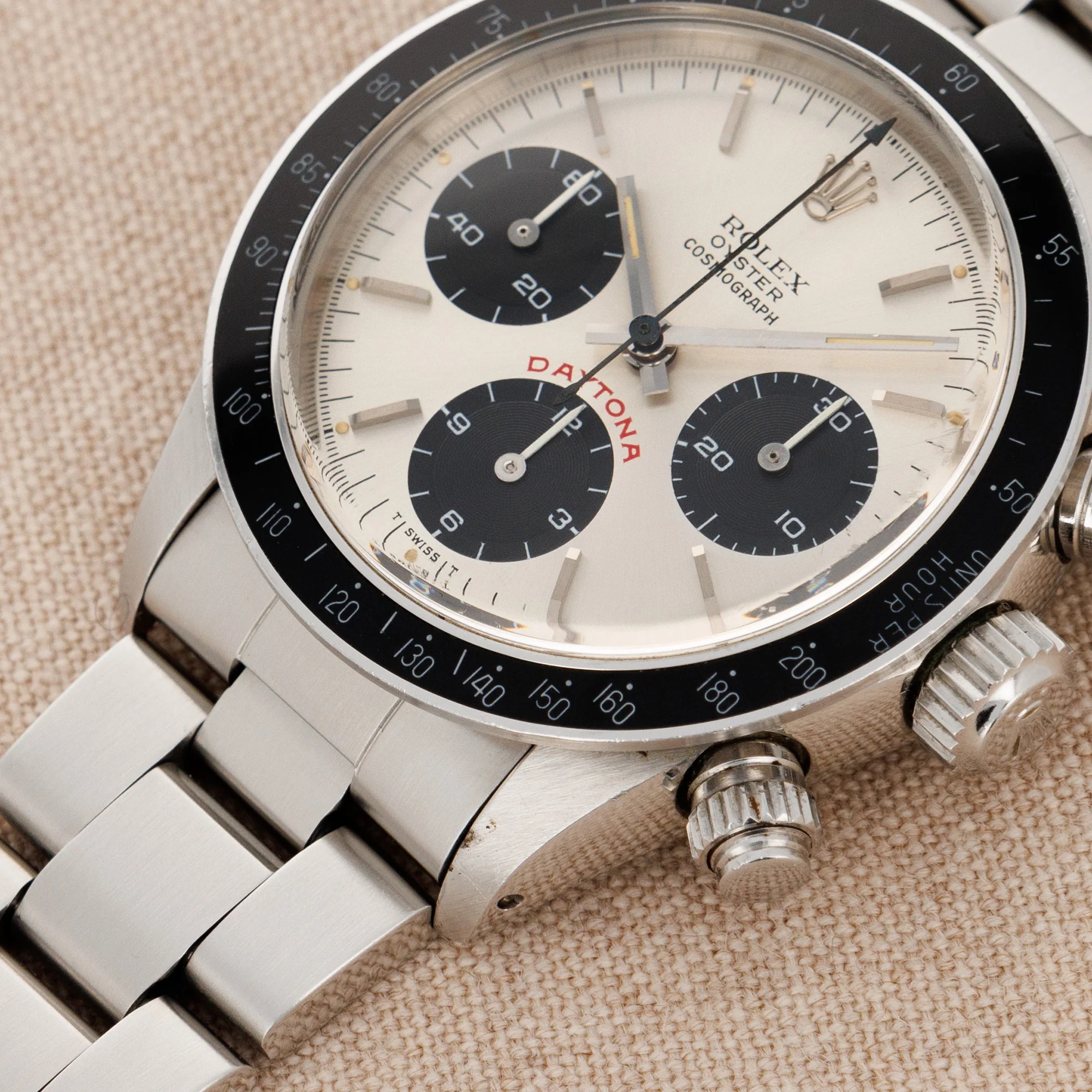 Rolex Steel Big Red Daytona Watch Ref. 6263 - Image 4