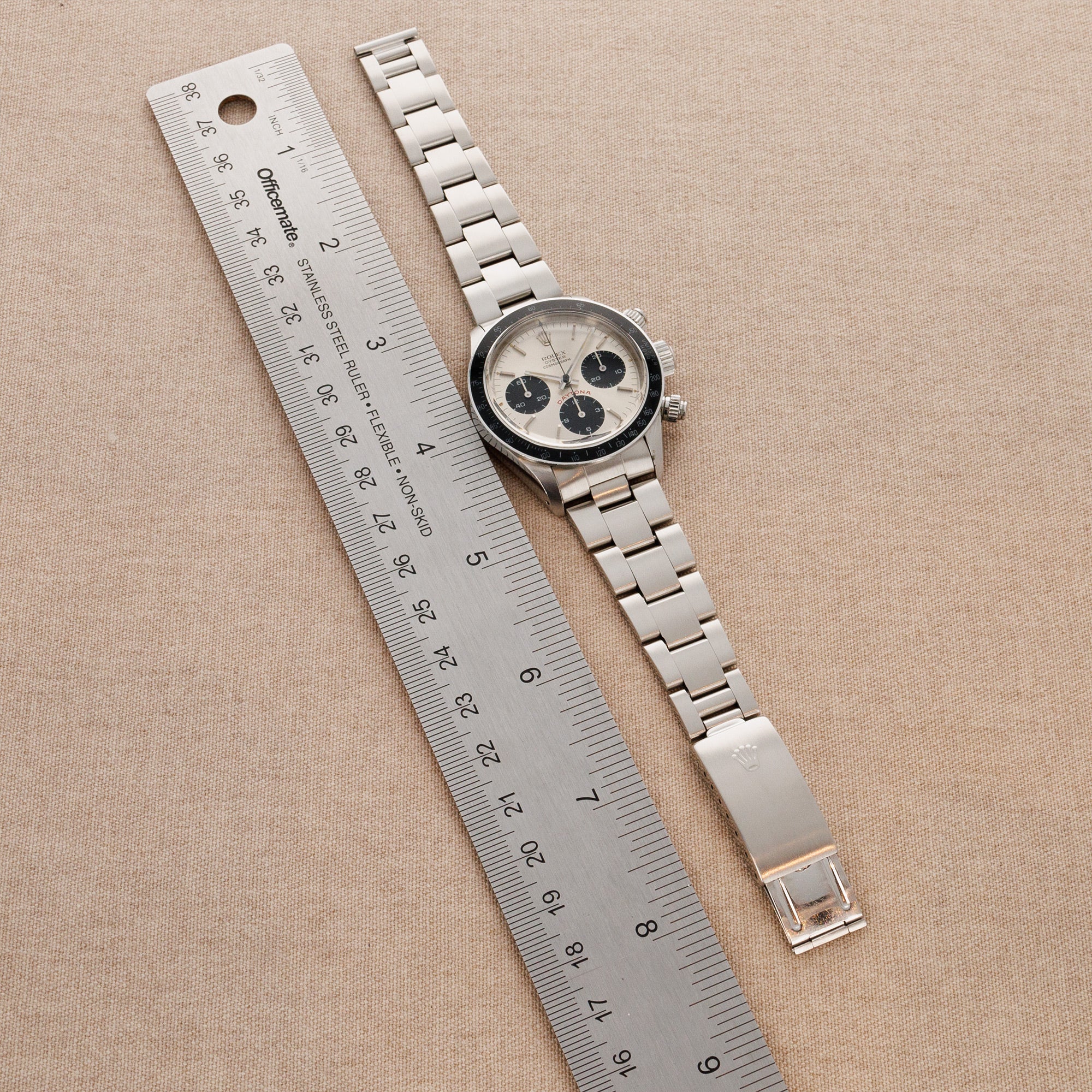 Rolex Steel Big Red Daytona Watch Ref. 6263 - Image 9