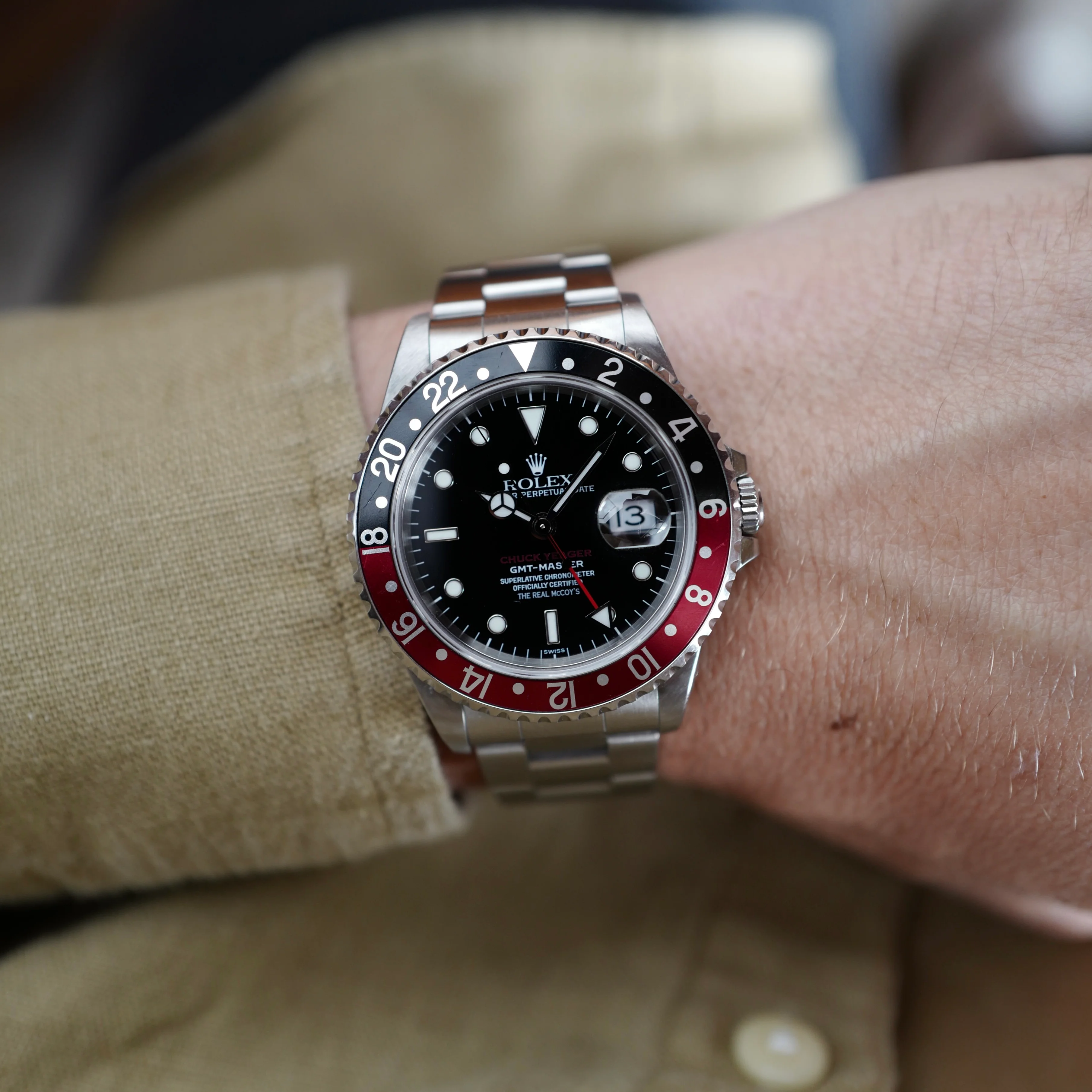 Rolex Steel Chuck Yeager GMT-Master Ref. 16710 - Image 5