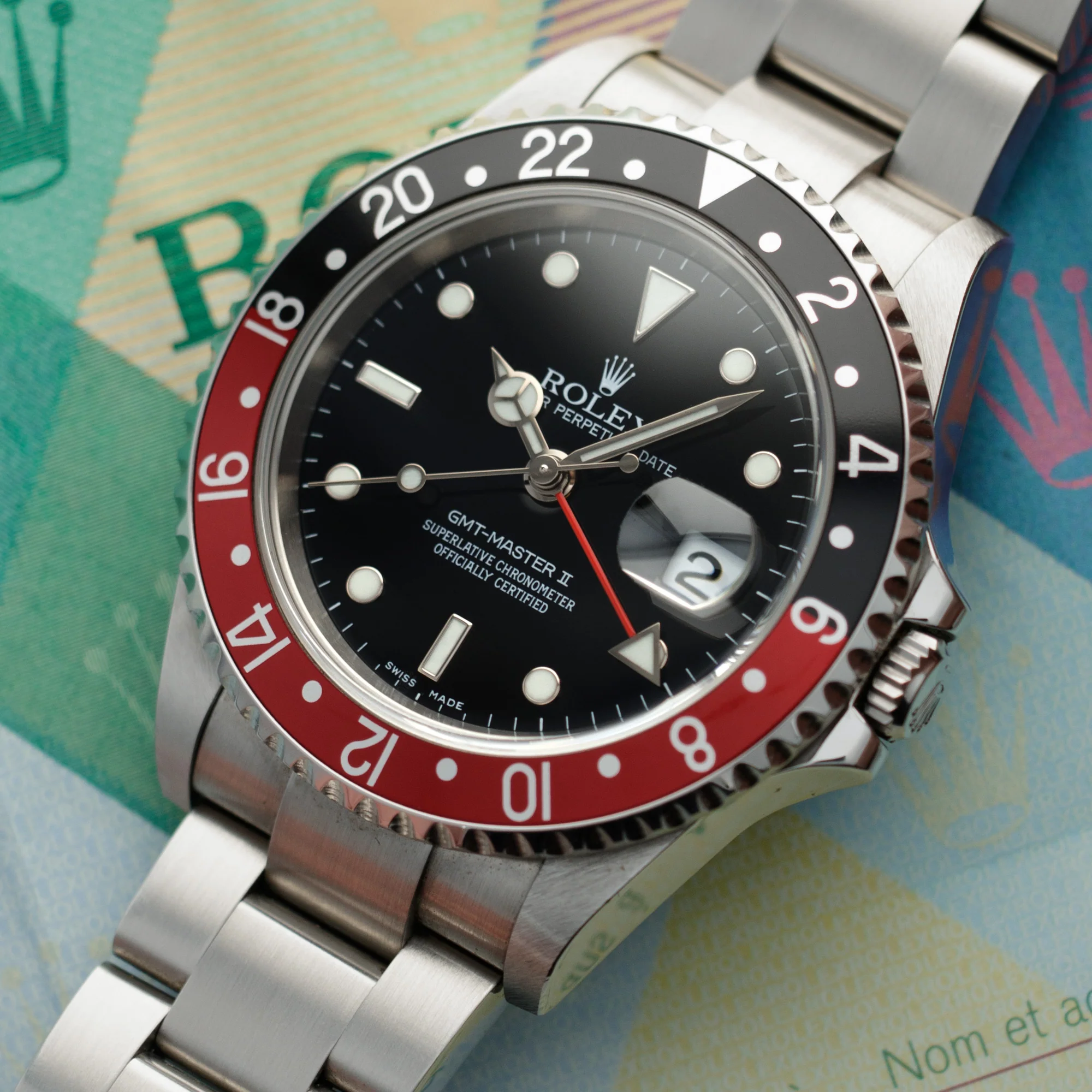 Rolex Steel Coke GMT-Master Ref. 16710 in Like New, Old Stock Condition - Image 2