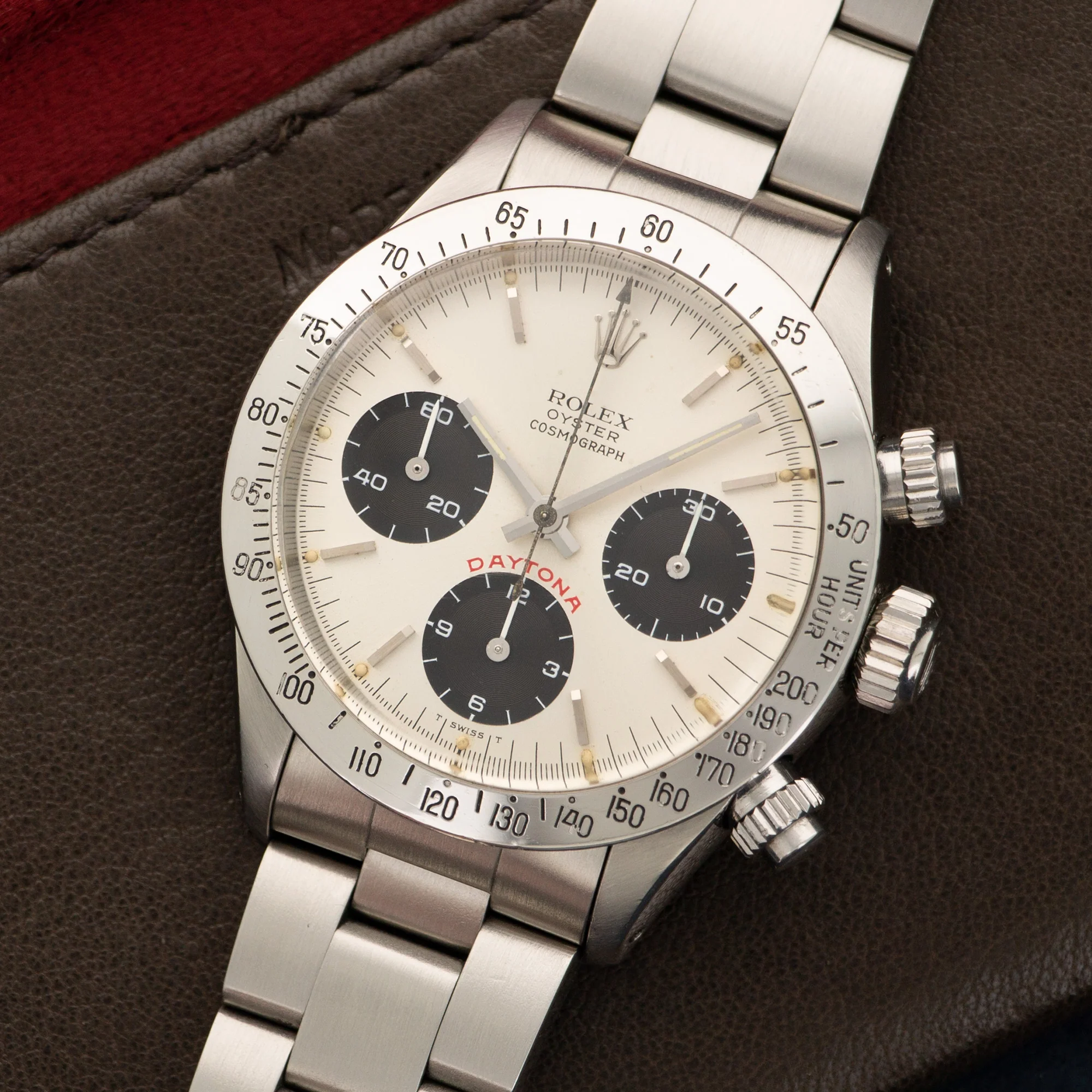 Rolex Steel Cosmograph Daytona Big Red Watch Ref. 6265 - Image 2