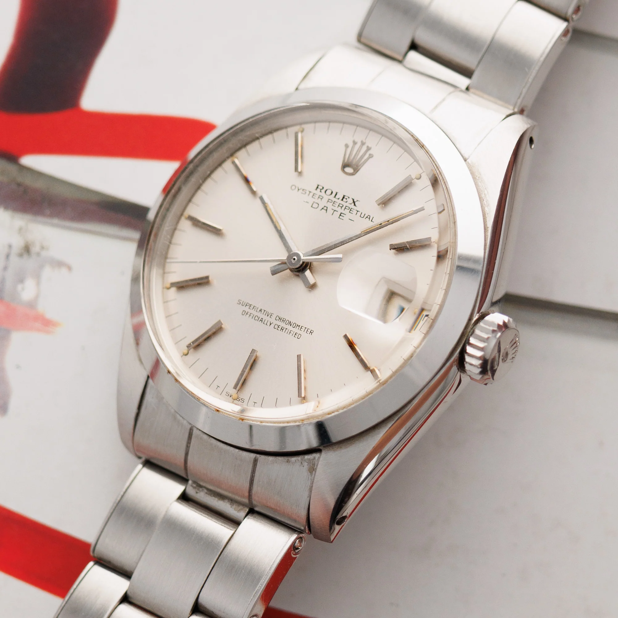 Rolex Steel Date Ref. 1500 in New Old Stock Condition - Image 2