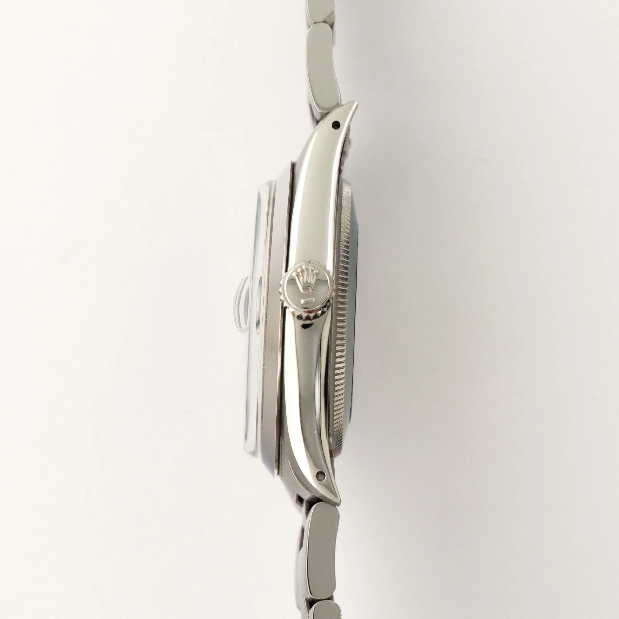 Rolex Steel Date Watch Ref. 1500, with Original Caseback Sticker - Image 4