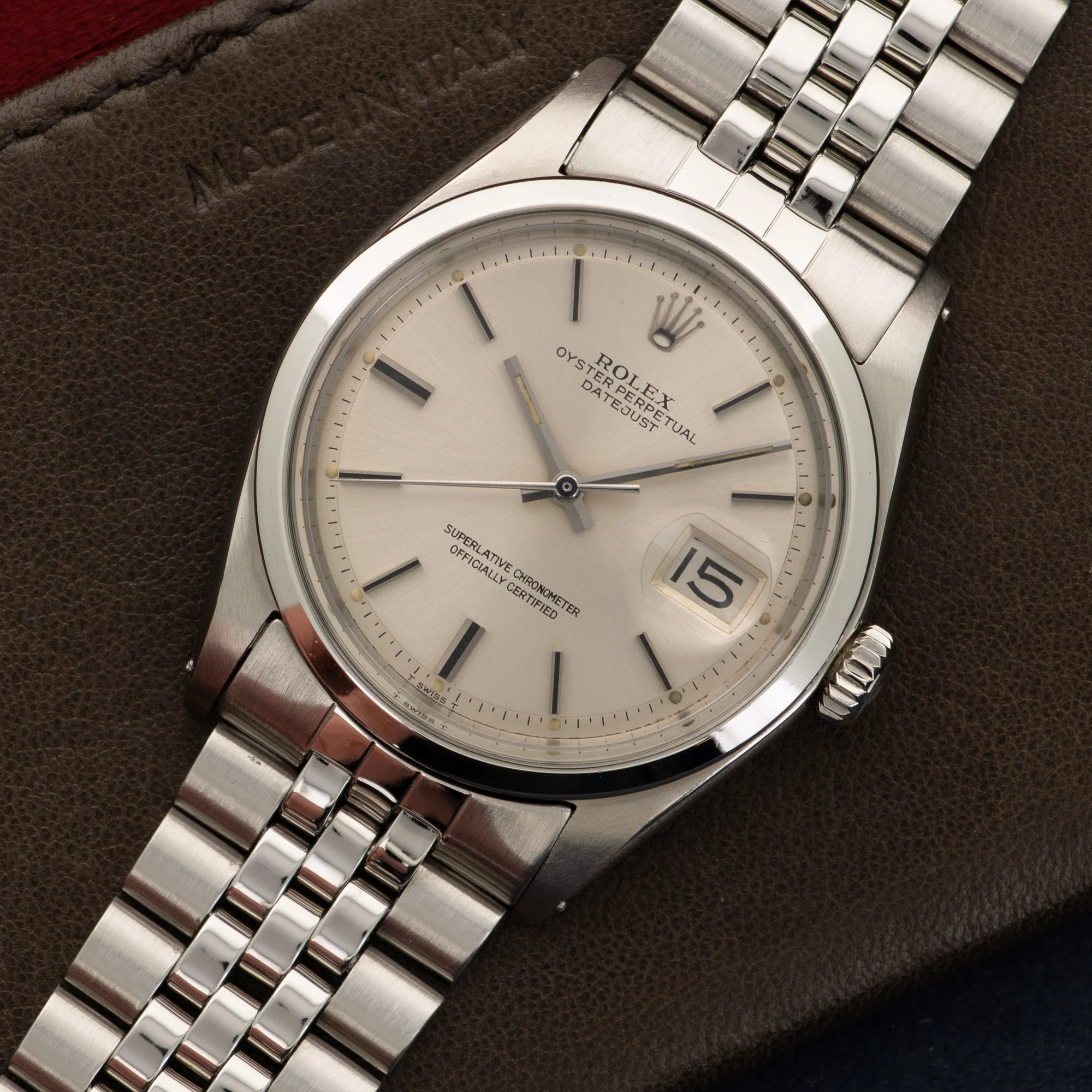 Rolex Steel Datejust Watch Ref. 1600 - Image 2