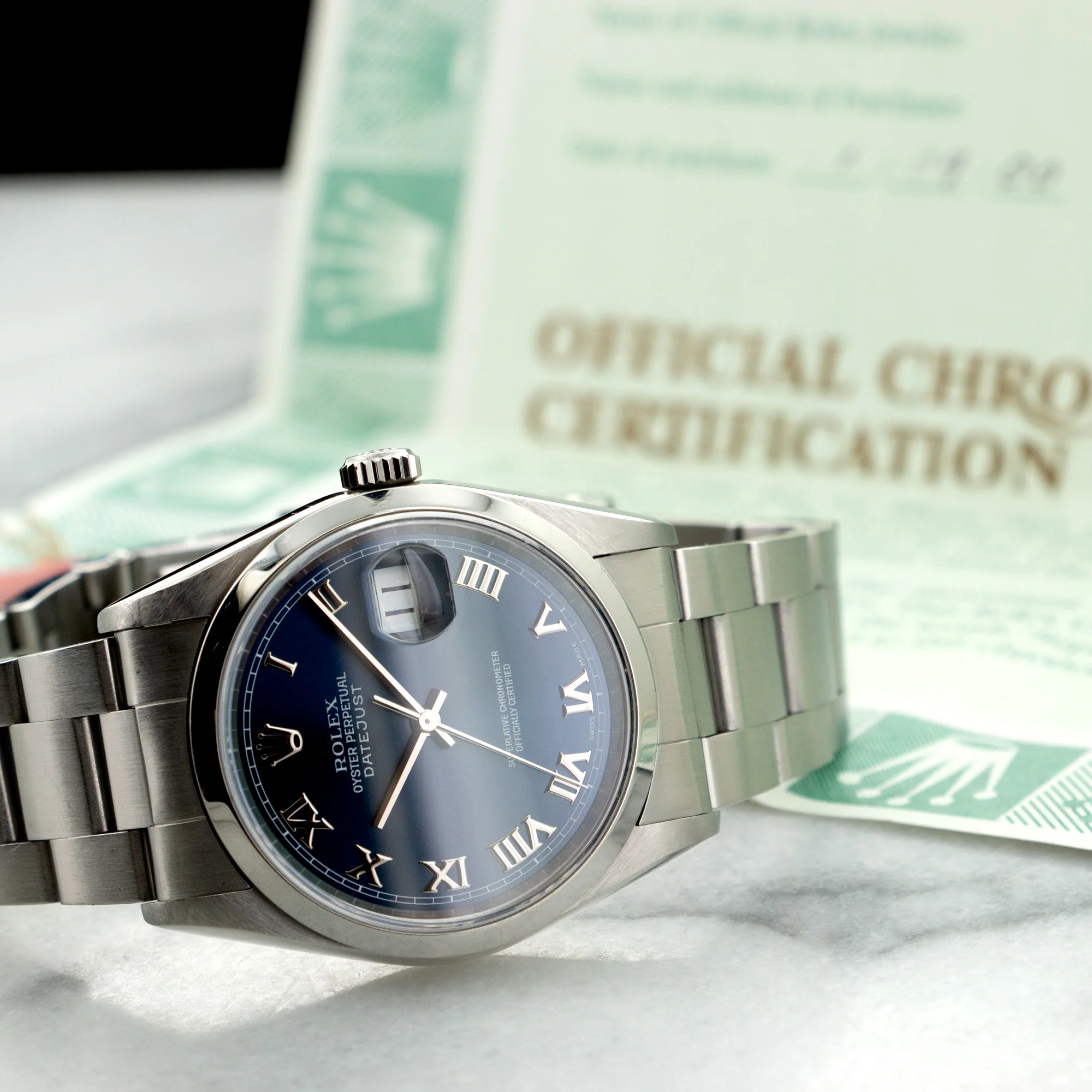 Rolex Steel Datejust Watch Ref. 16200 - Image 7