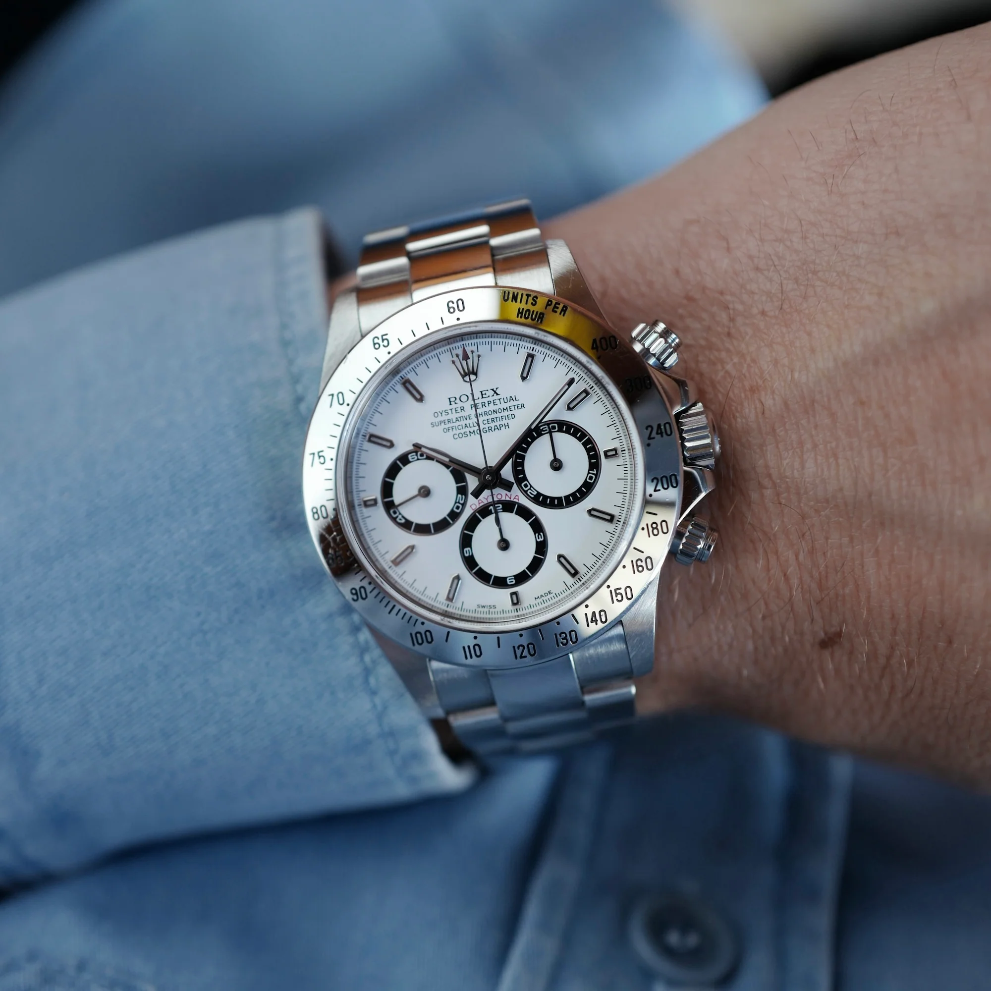 Rolex Steel Daytona 16520 Zenith White in Outstanding Original Condition - Image 2