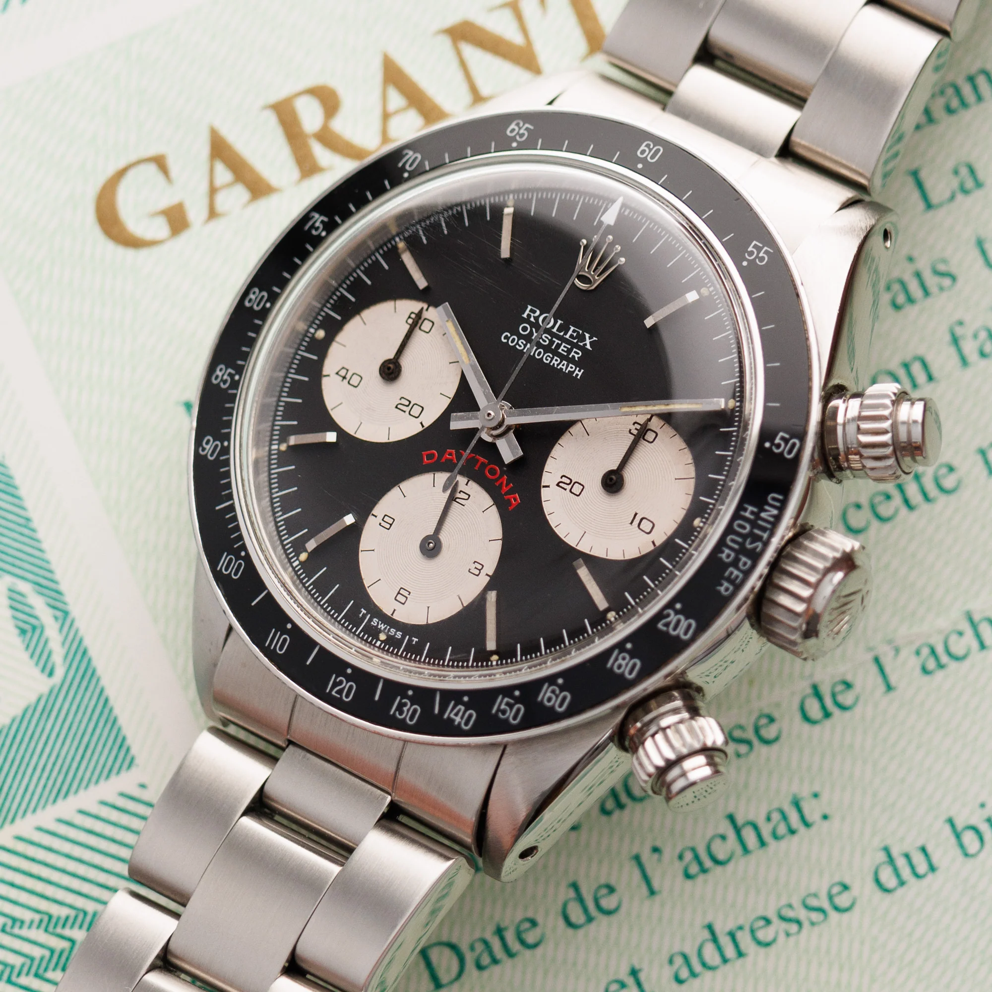 Rolex Steel Daytona Big Red Ref. 6263 with Box and Papers - Image 2