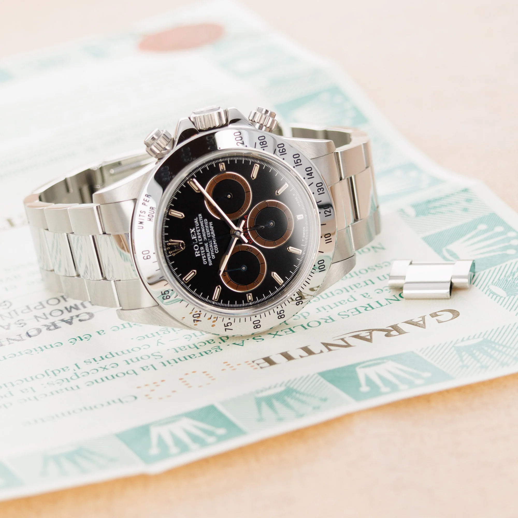 Rolex Steel Daytona Ref. 16520 with Patrizzi Dial in Exceptional Condition - Image 6