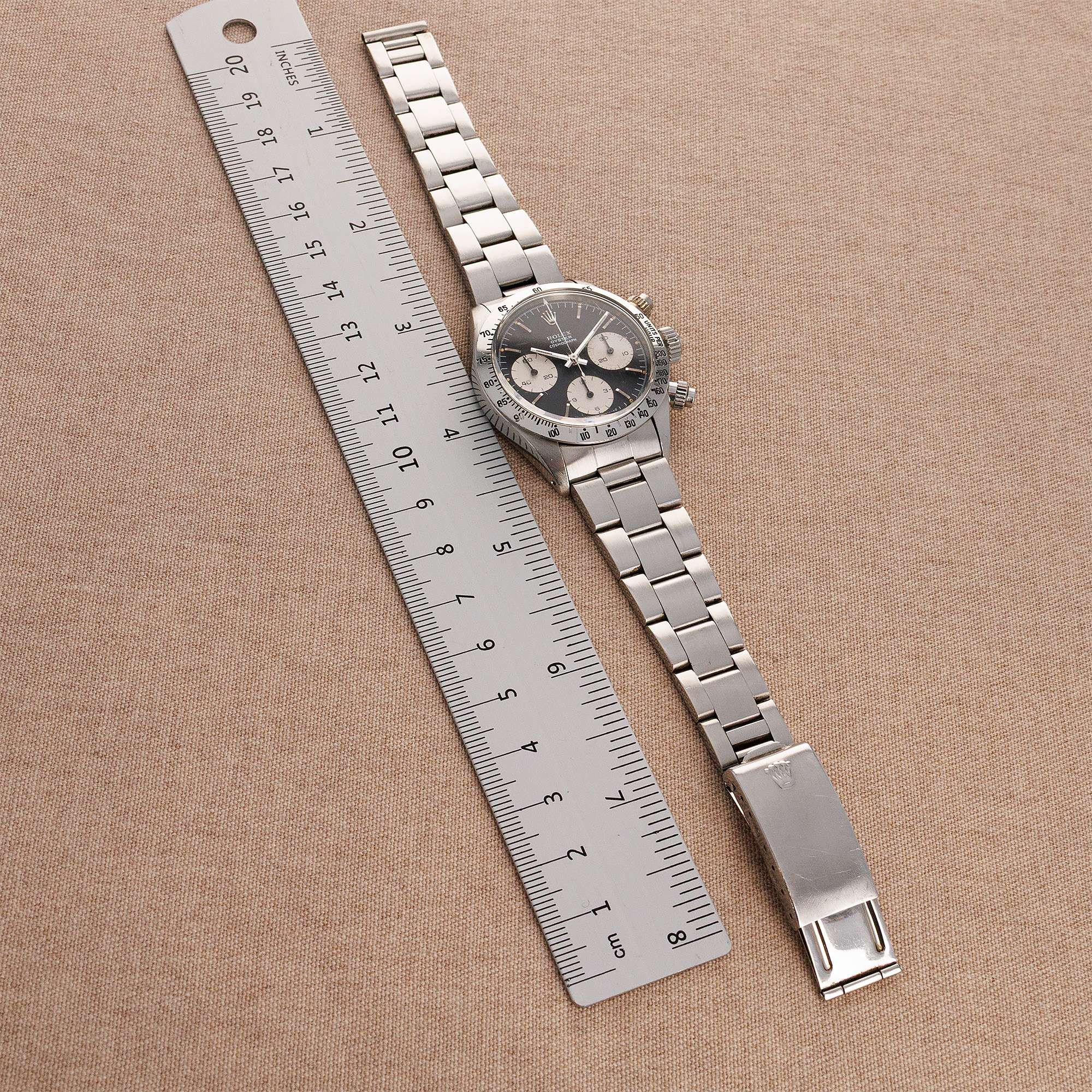 Rolex Steel Daytona Ref. 6265 with Black Sigma Dial - Image 9