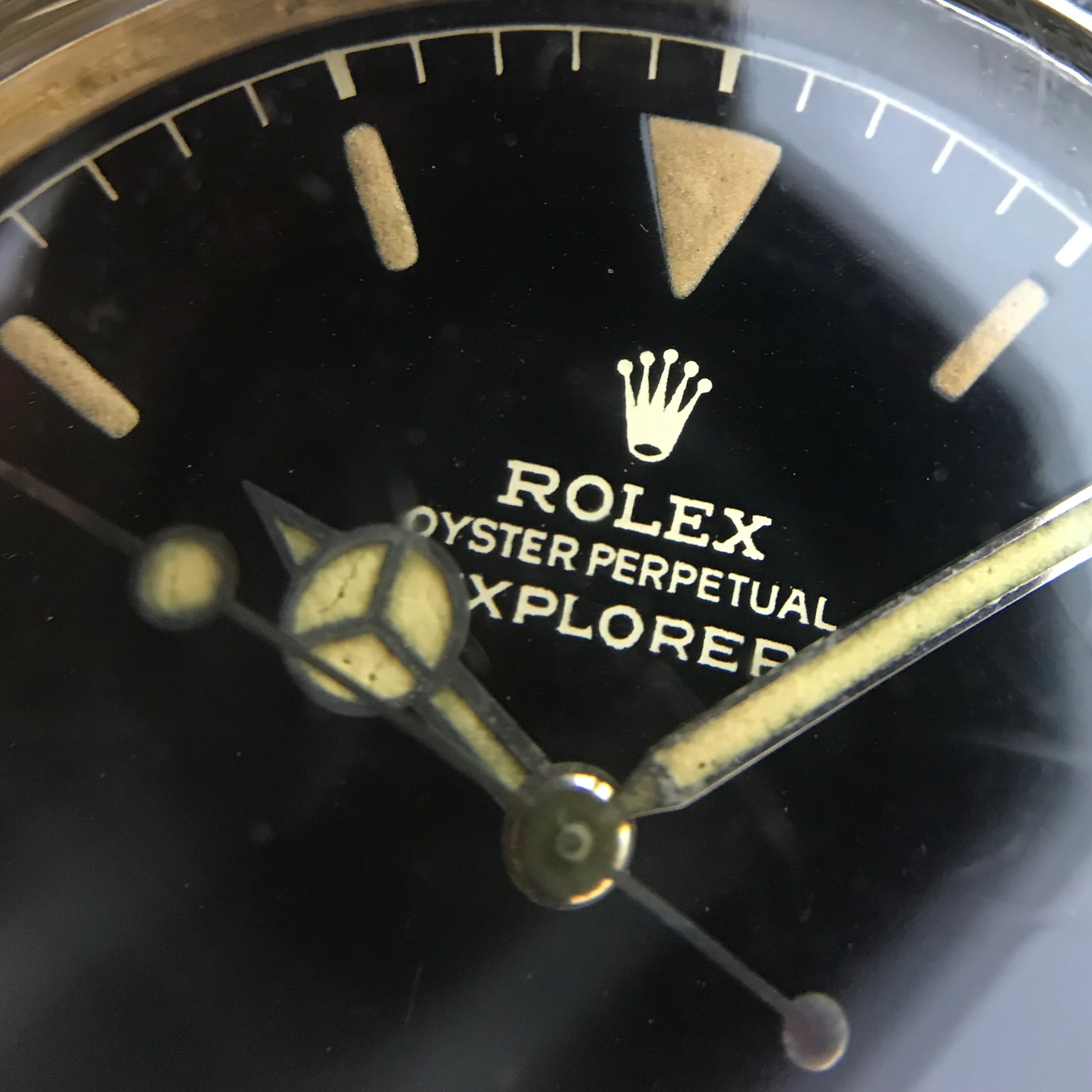 Rolex Steel Explorer Chapter Ring Gilt Dial Watch Ref. 1016 - Image 6