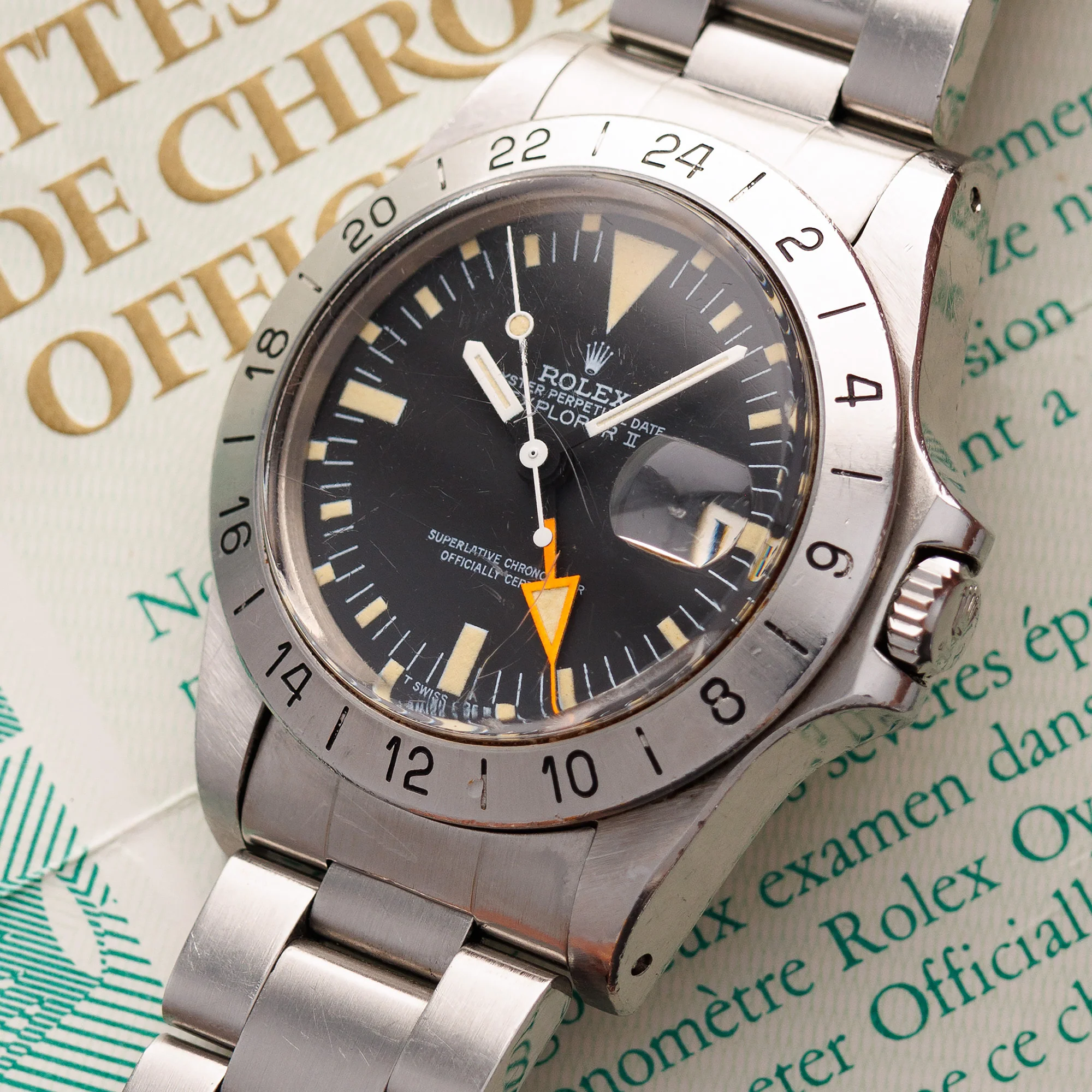 Rolex Steel Explorer II Orange Hand Ref. 1655 - Image 2