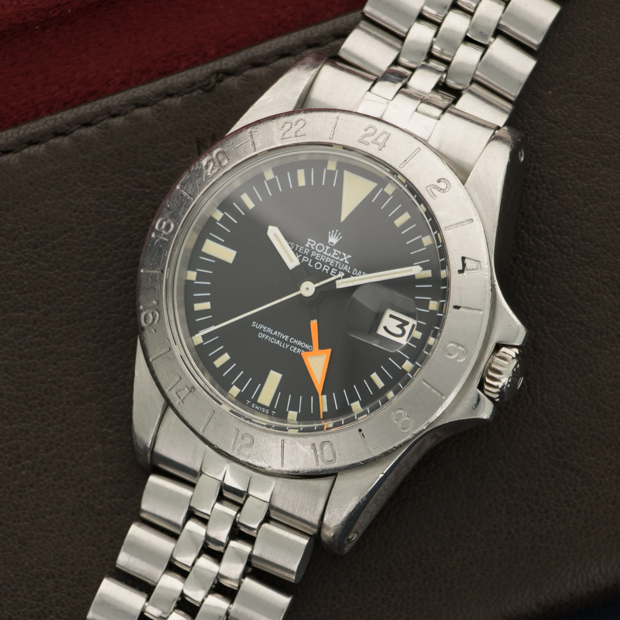 Rolex Steel Explorer II Orange Hand Watch Ref. 1655 - Image 2