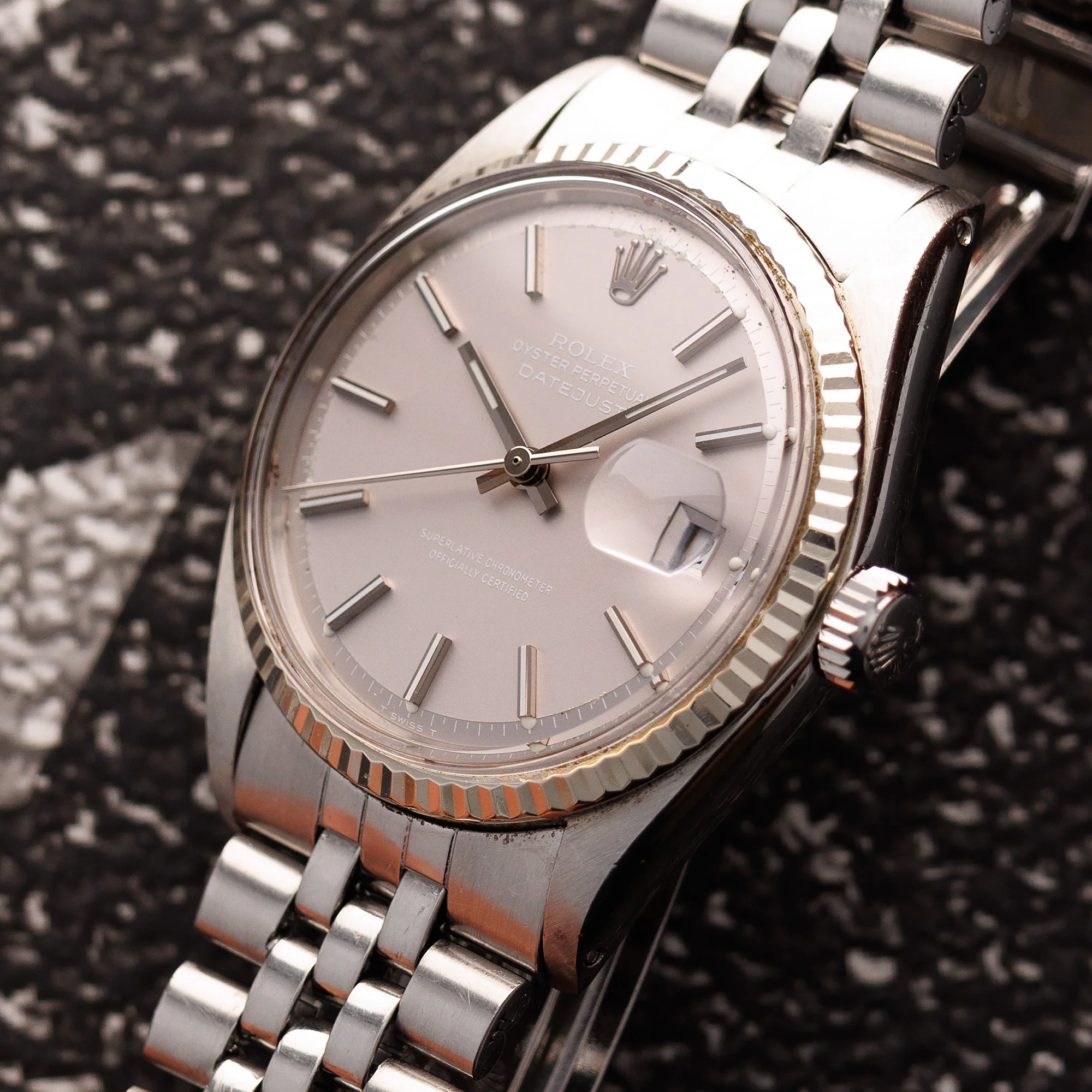 Rolex Steel Ghost Datejust Ref. 1601 - Image 2