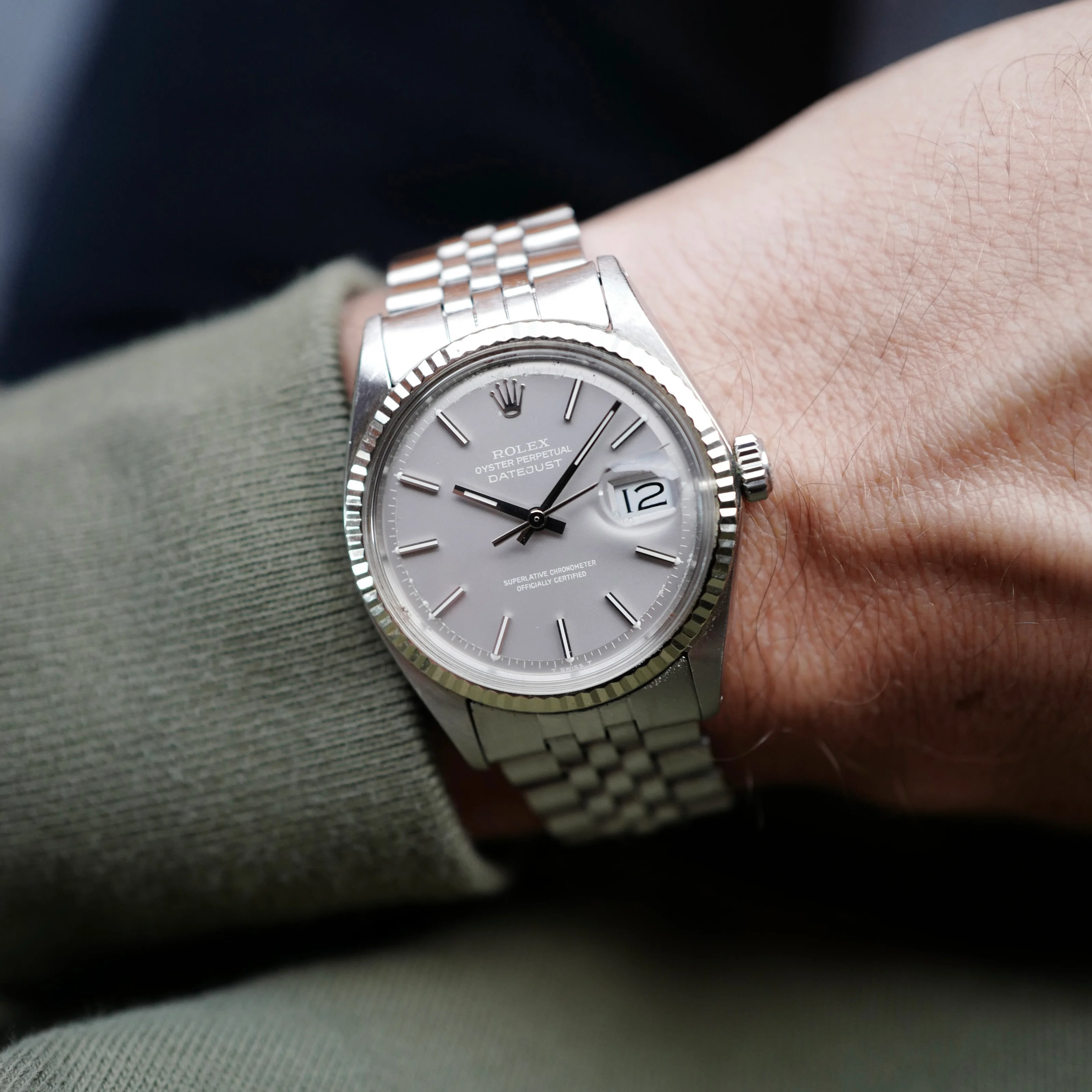 Rolex Steel Ghost Datejust Ref. 1601 - Image 3