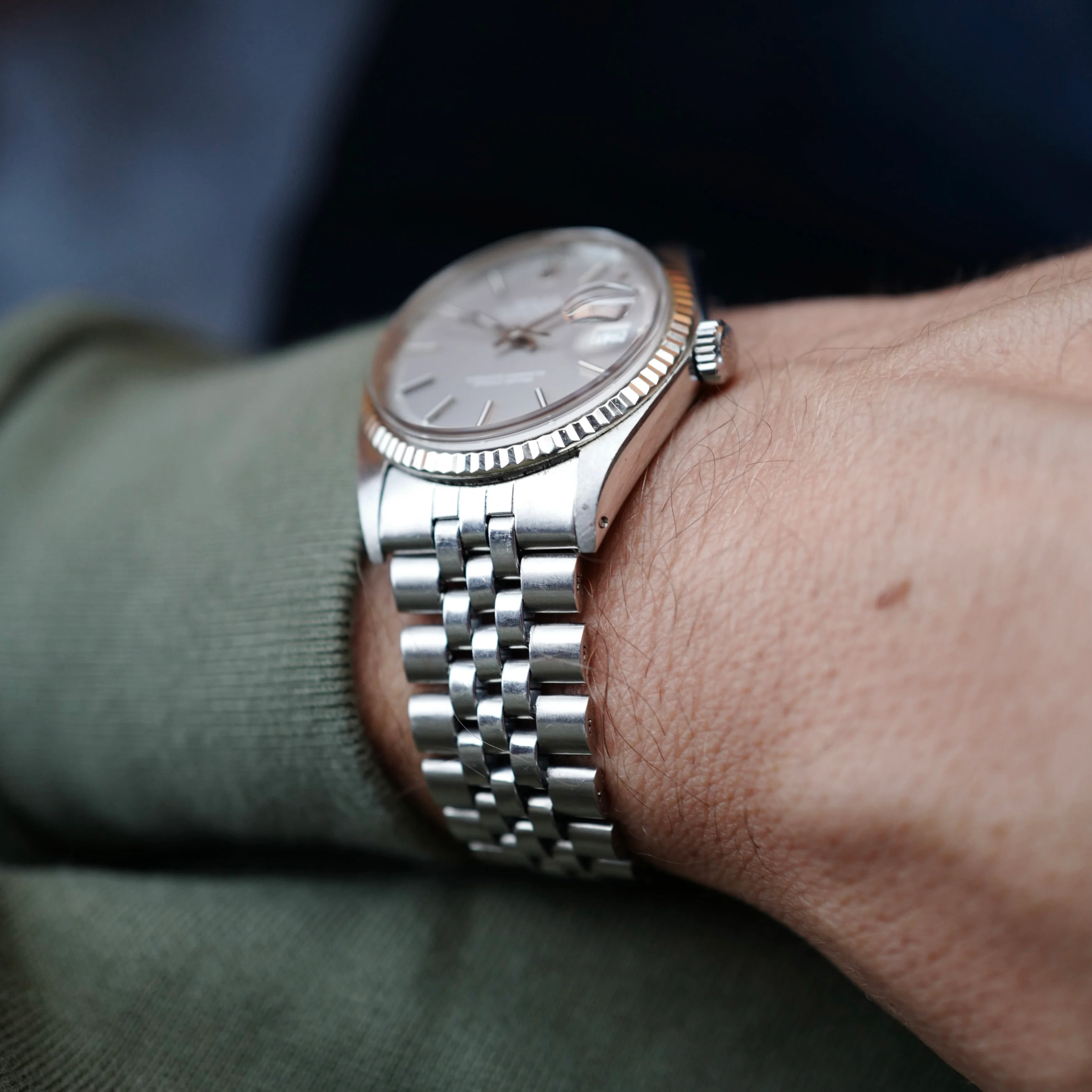 Rolex Steel Ghost Datejust Ref. 1601 - Image 4