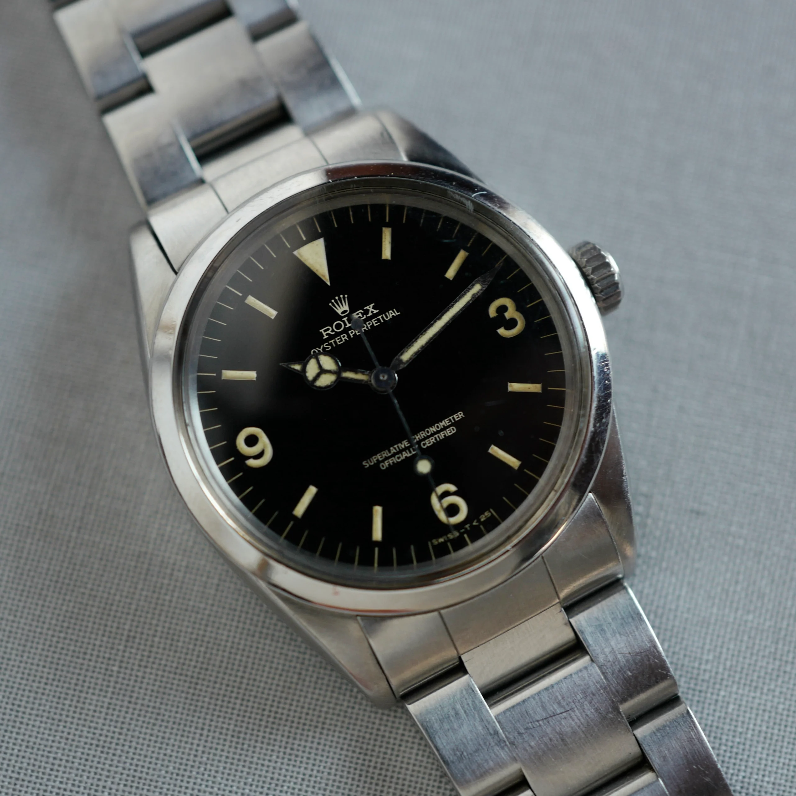 Rolex Steel Gilt Dial Explorer Ref. 1016 - Image 4