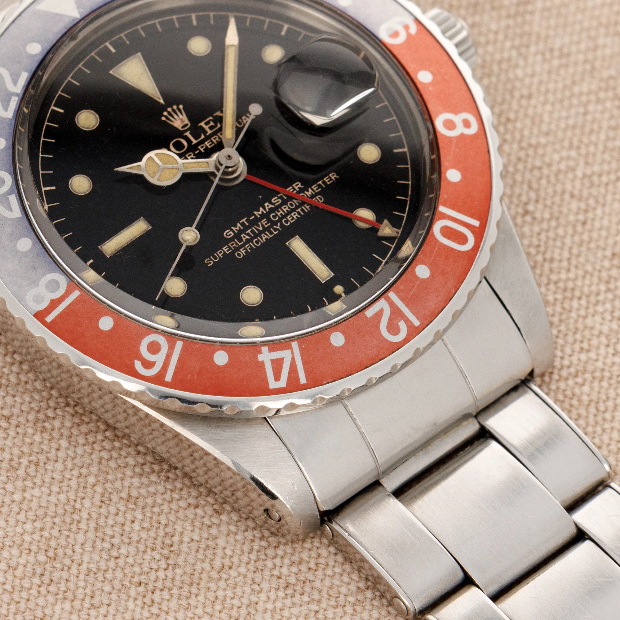 Rolex Steel GMT Master Ref. 1675 with Gilt Chapter Ring Dial - Image 4