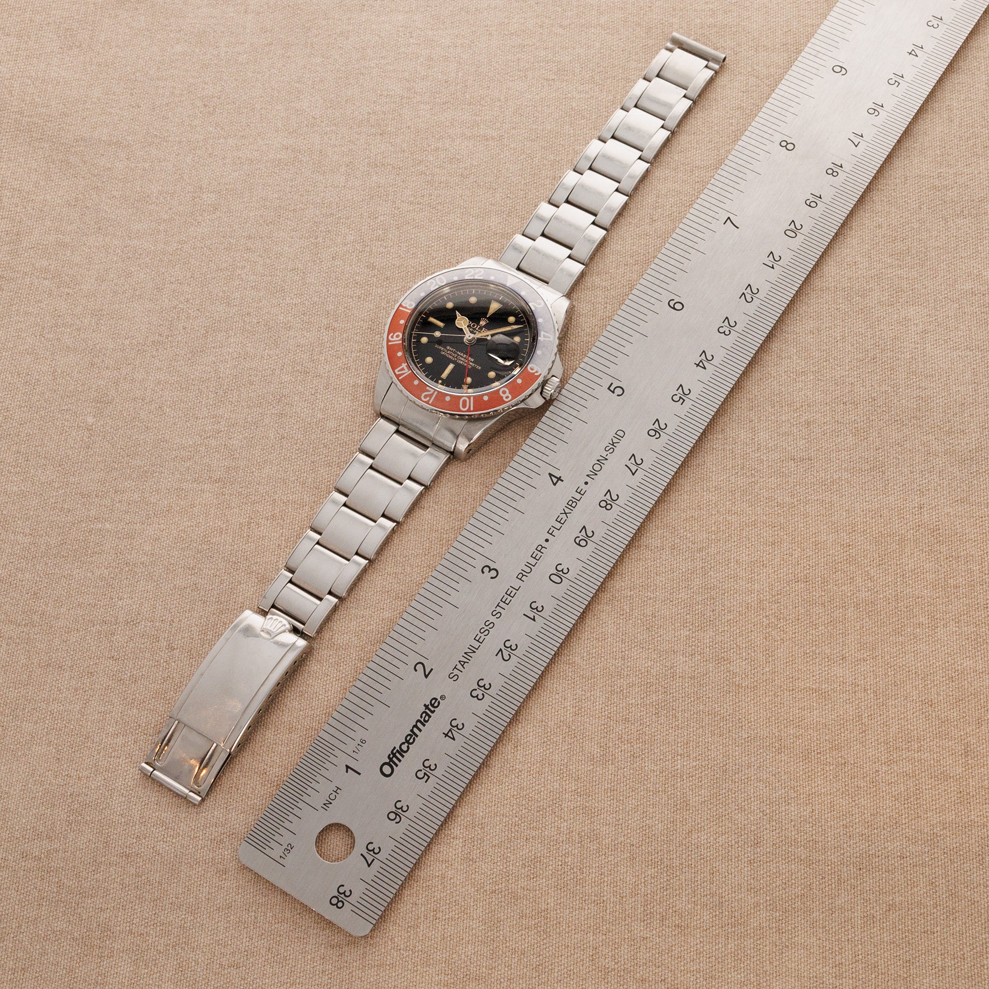 Rolex Steel GMT Master Ref. 1675 with Gilt Chapter Ring Dial - Image 5