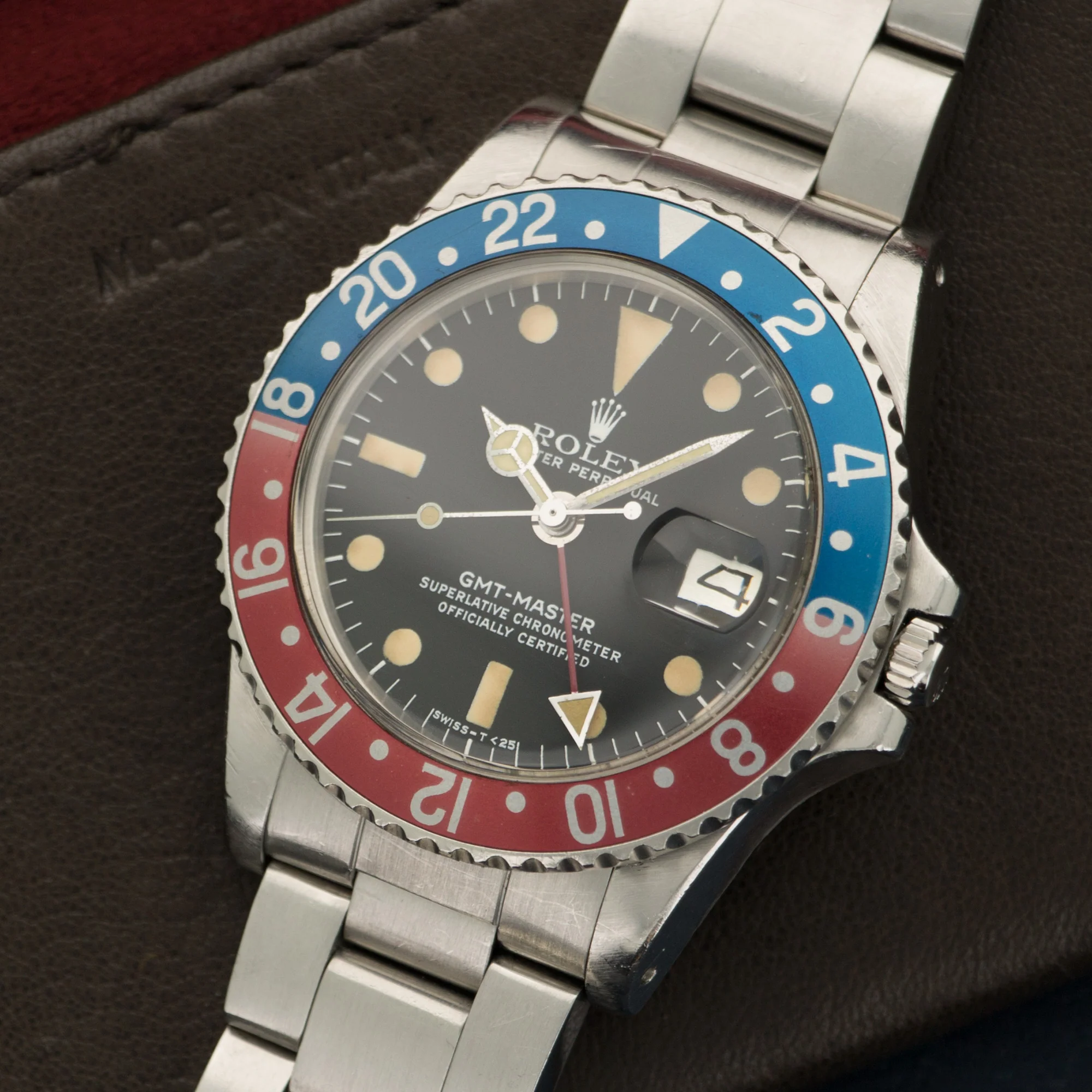 Rolex Steel GMT-Master Watch Ref. 1675 - Image 2