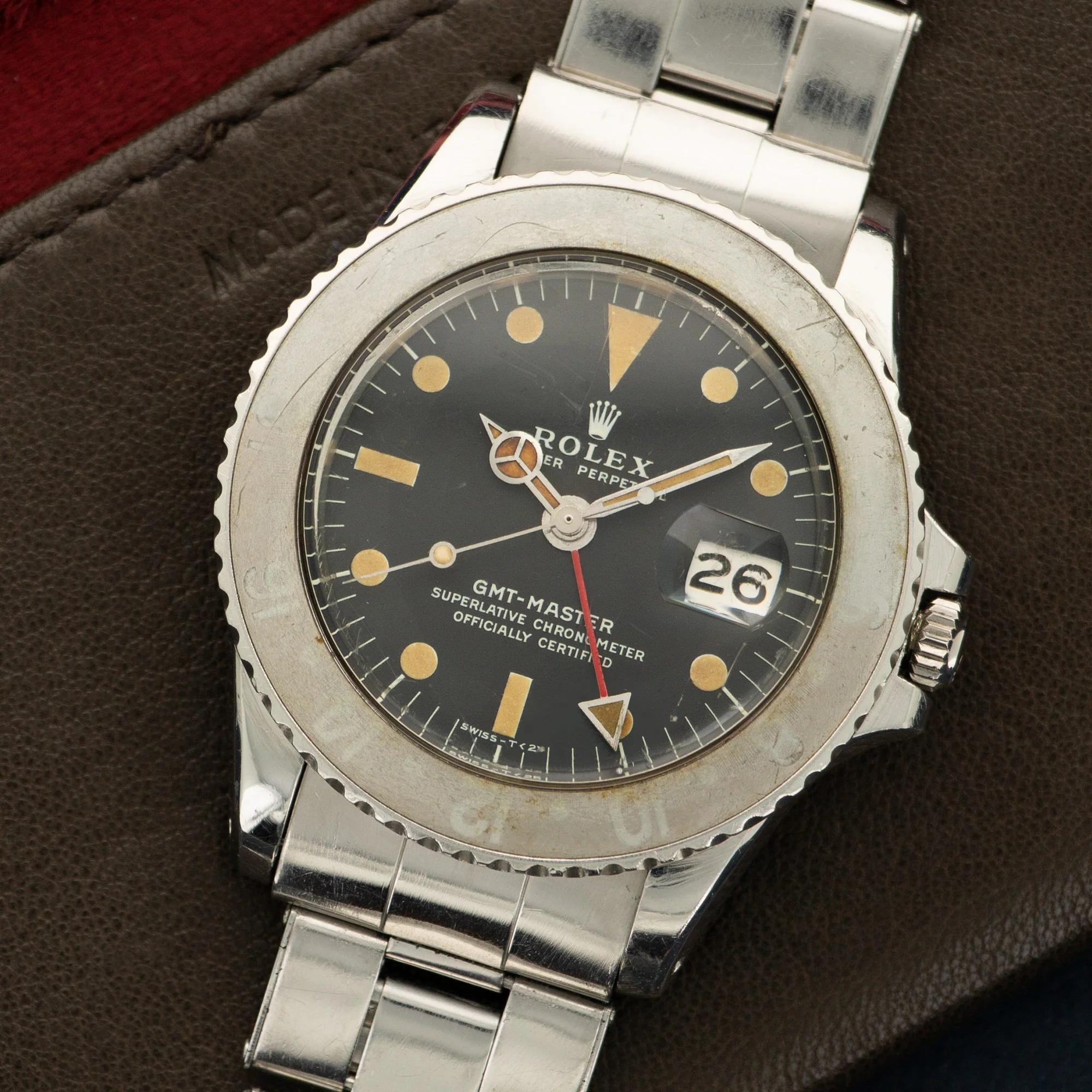 Rolex Steel GMT-Master Watch Ref. 1675 - Image 2