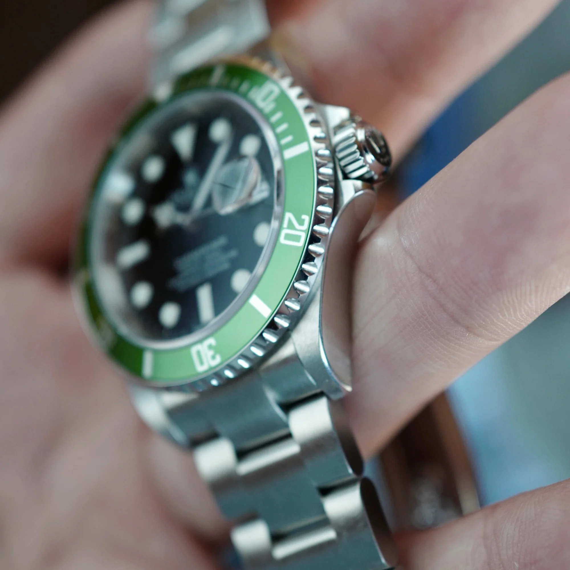 Rolex Steel Kermit Submariner Ref. 16610LV in NOS Condition with Y Serial (New Arrival) - Image 4