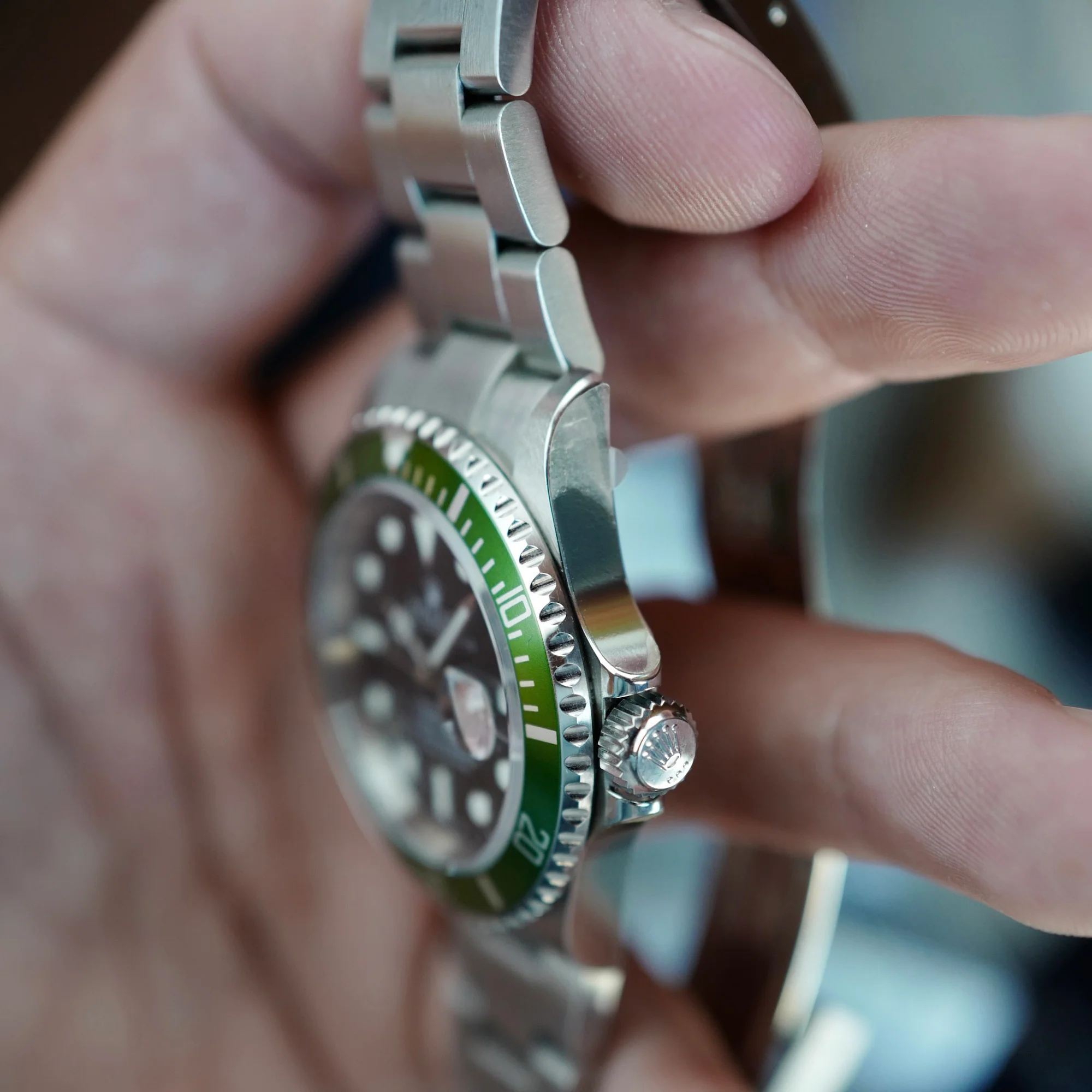 Rolex Steel Kermit Submariner Ref. 16610LV in NOS Condition with Y Serial (New Arrival) - Image 5