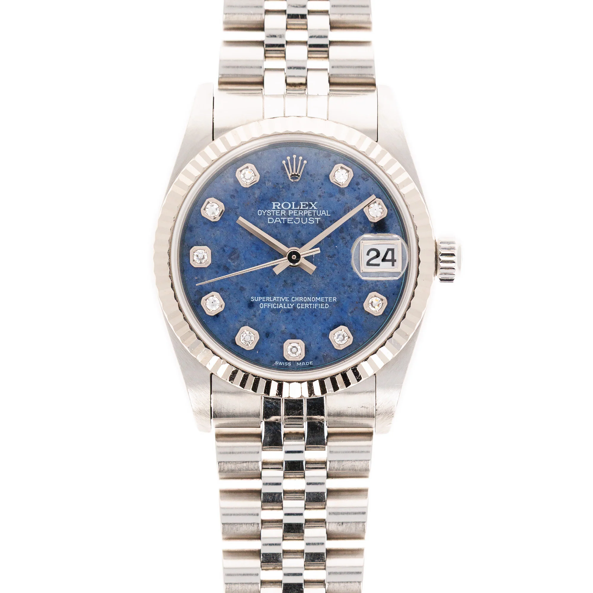 Rolex Steel Ladies Datejust Ref. 78274 with Sodalite Dial
