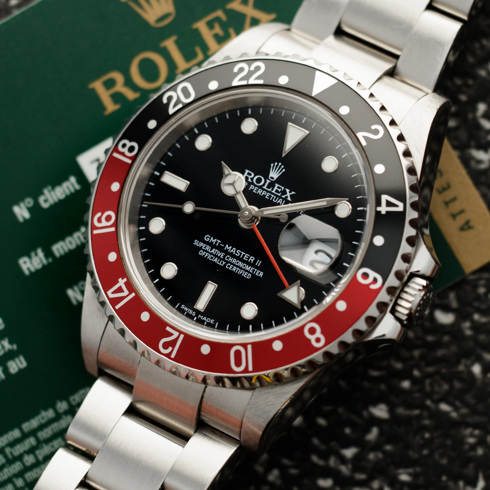 Rolex Steel M-Series Coke GMT-Master Ref. 16710 with Error Dial - Image 2