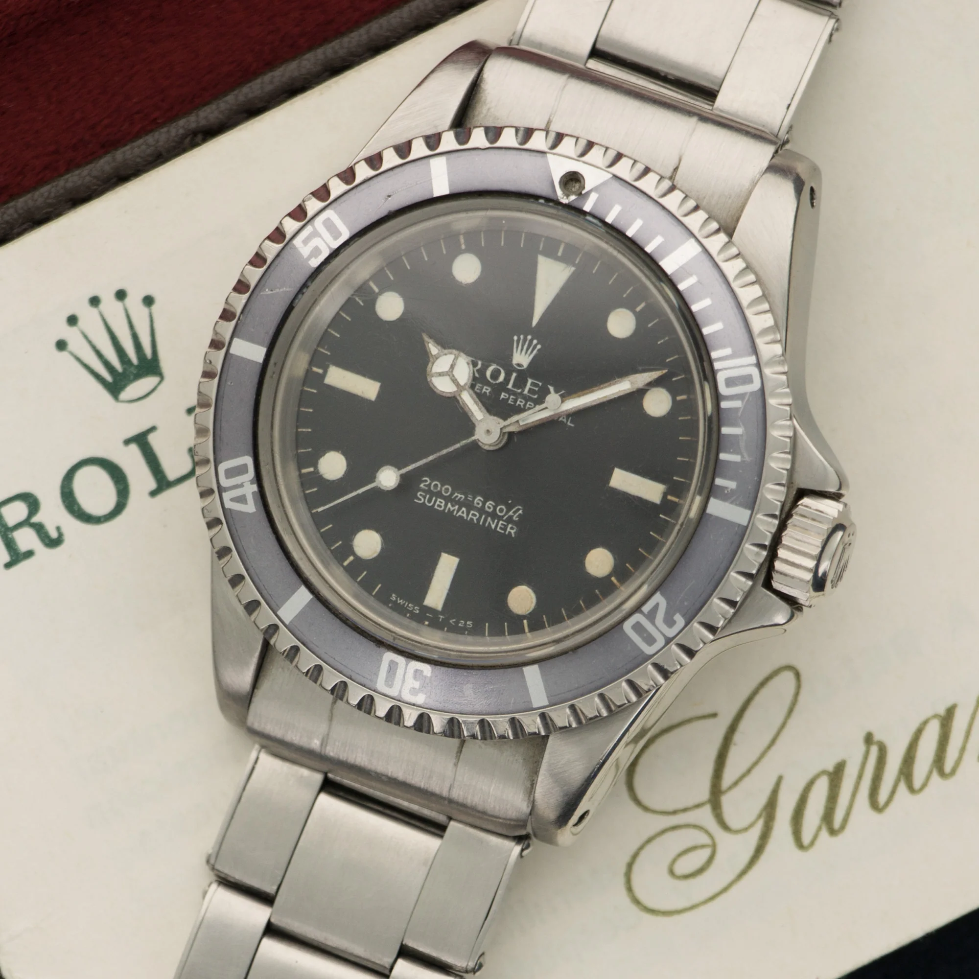 Rolex Steel Meters-First Submariner Watch Ref. 5513 with Original Papers - Image 2