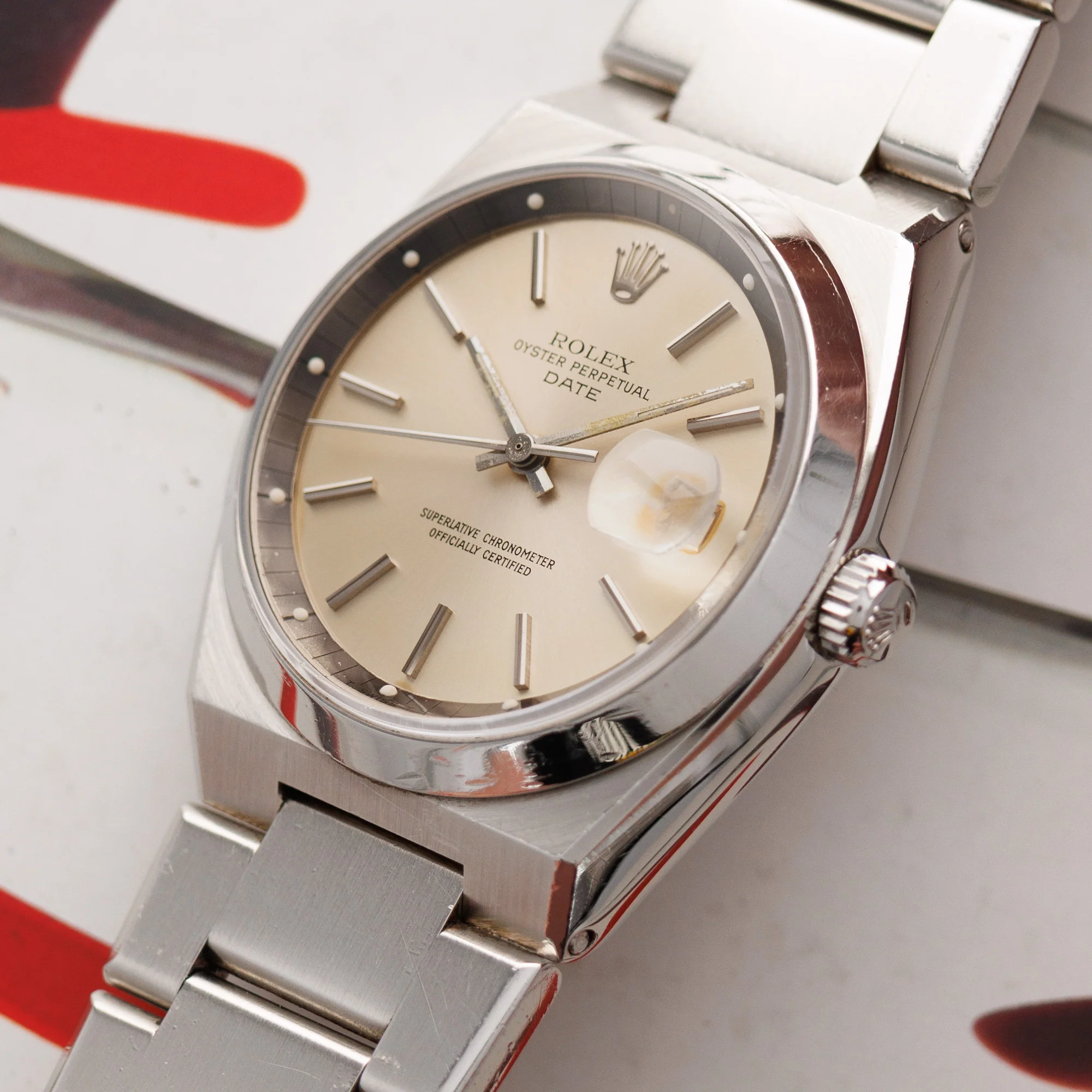 Rolex Steel Oyster Perpetual Date ref 1530 - Image 2