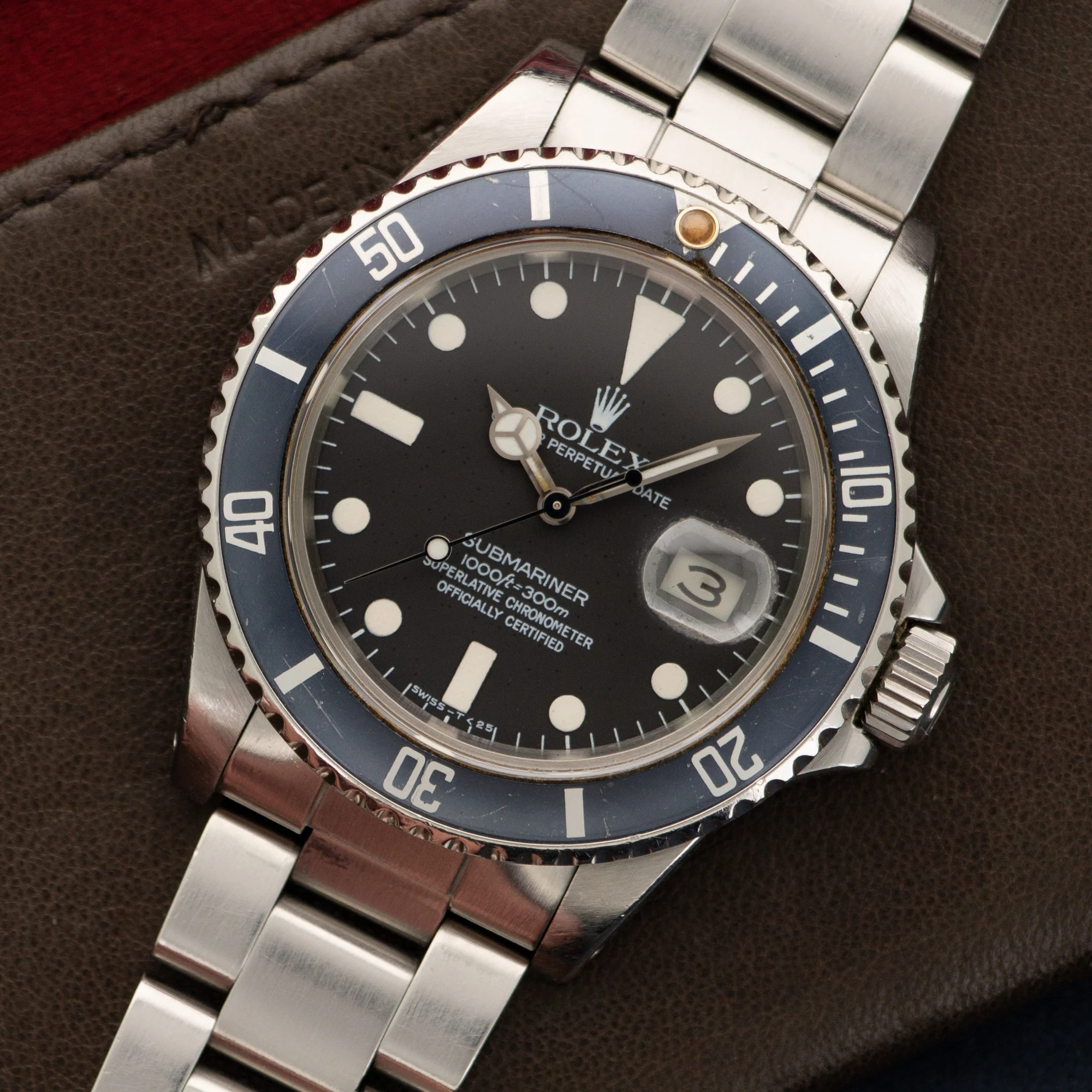 Rolex Steel Submariner Watch Ref. 16800 - Image 2