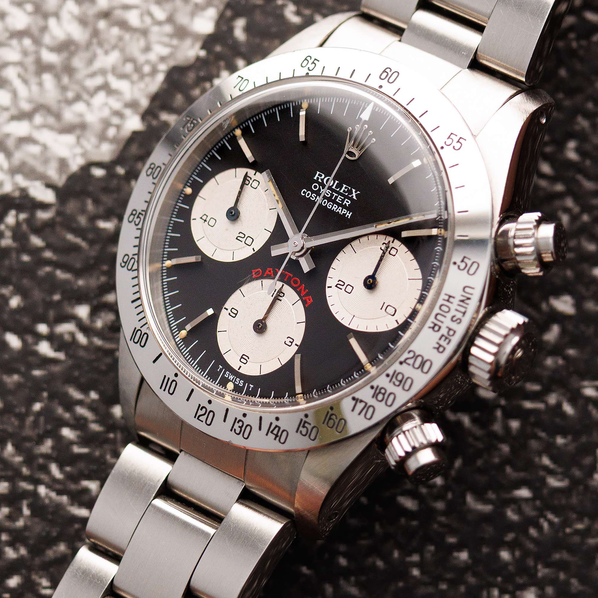Rolex Steel Vintage Daytona Big Red Ref. 6265 - Image 2