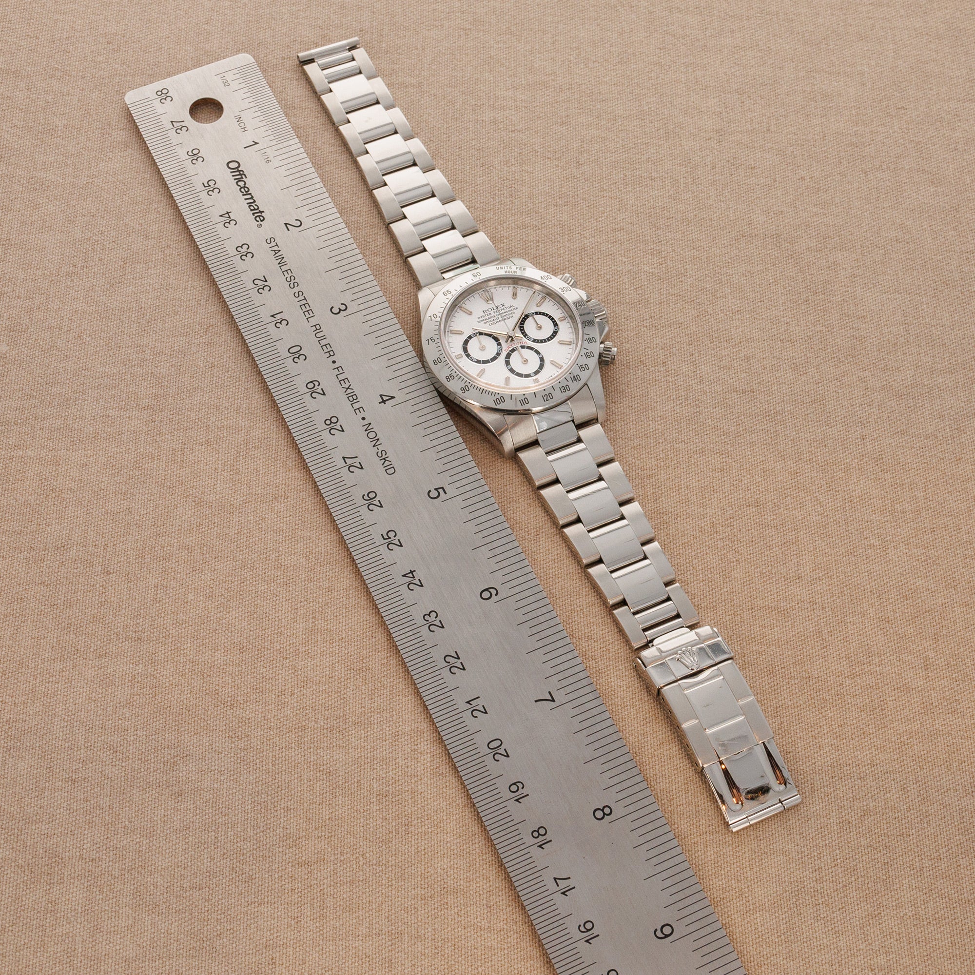Rolex Steel Zenith Daytona Chronograph Ref. 16520 with Original Warranty - Image 4