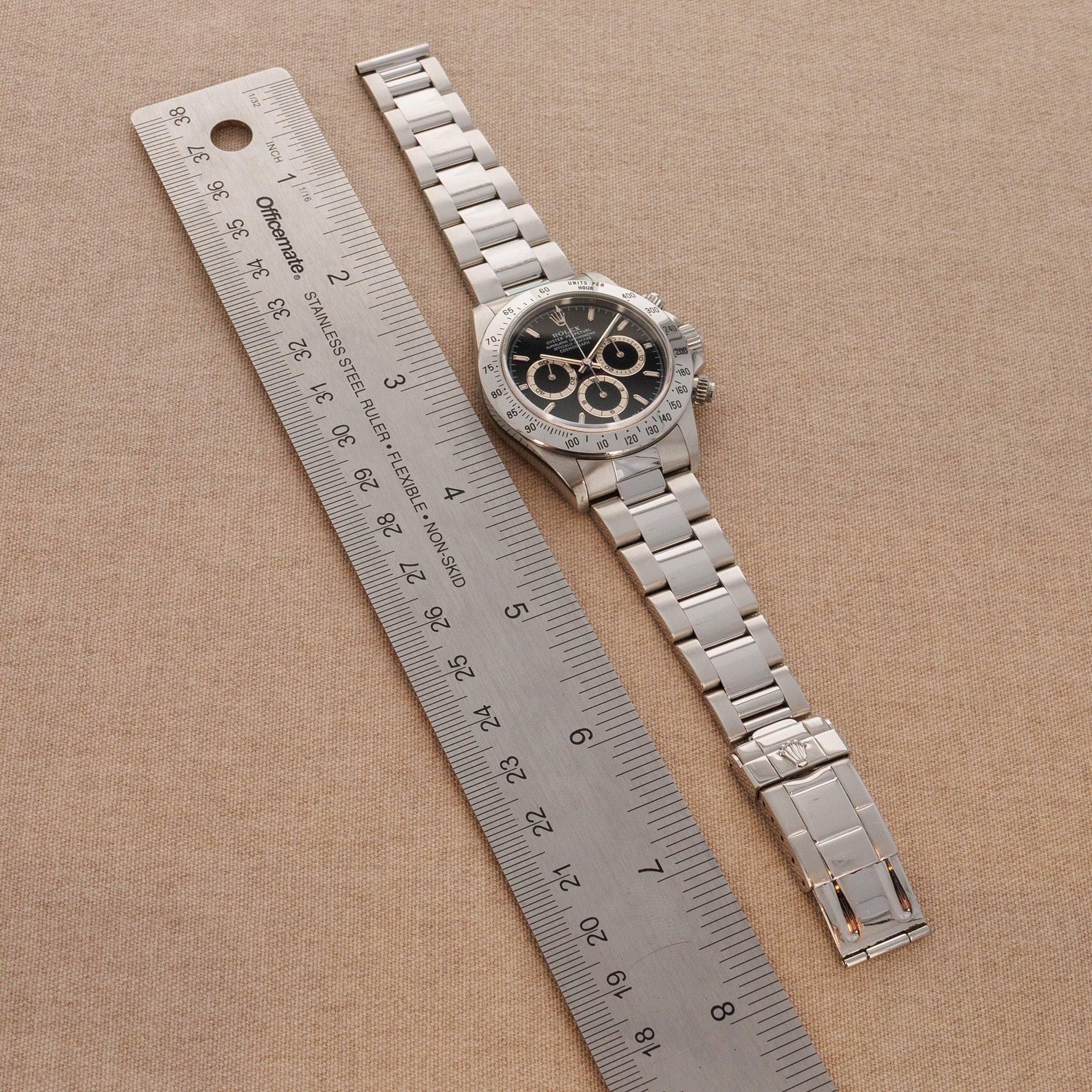 Rolex Steel Zenith Daytona Chronograph Ref. 16520 with Original Warranty - Image 4