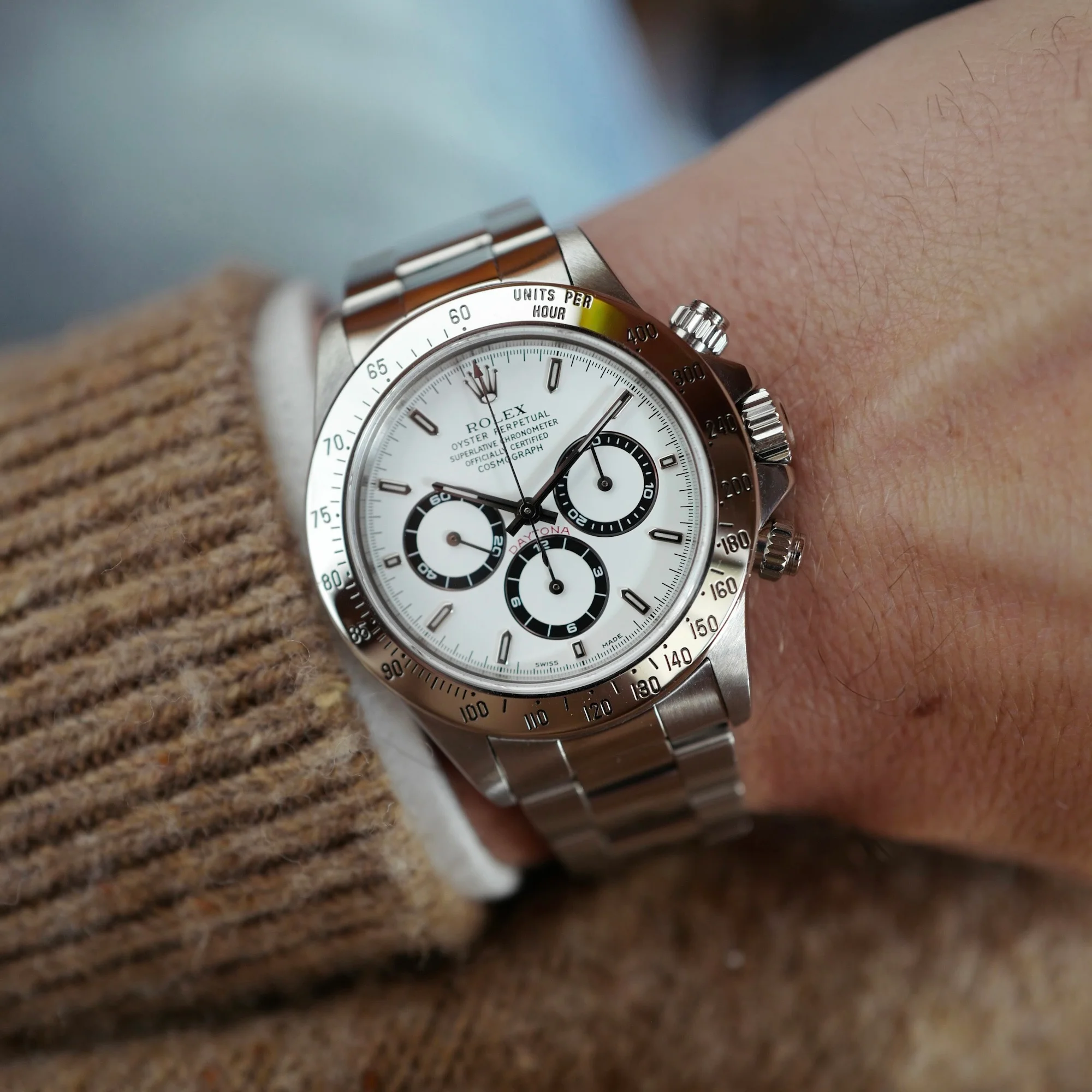 Rolex Steel Zenith Daytona Ref. 16520 with Original Warranty - Image 2
