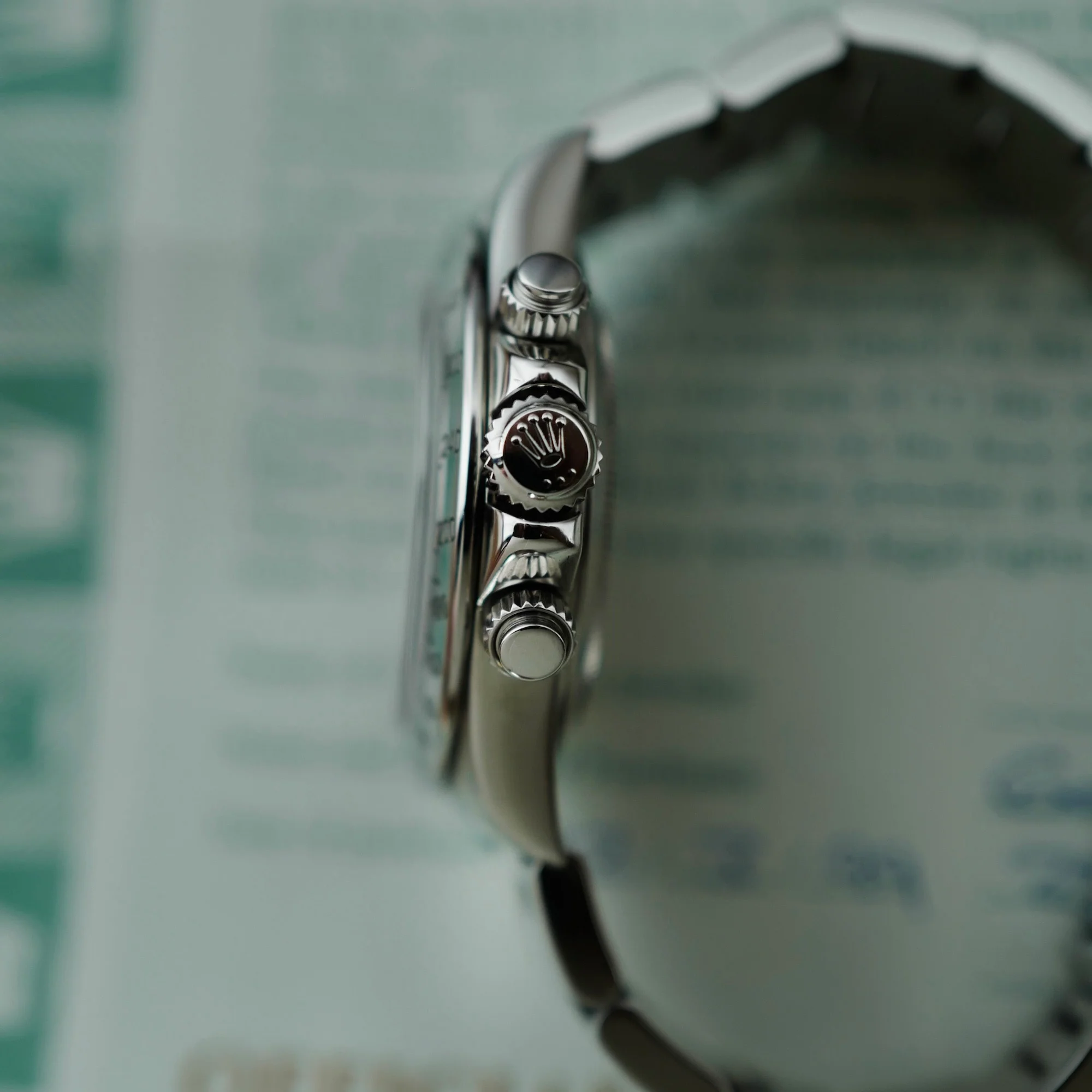 Rolex Steel Zenith Daytona Ref. 16520 with Original Warranty - Image 4