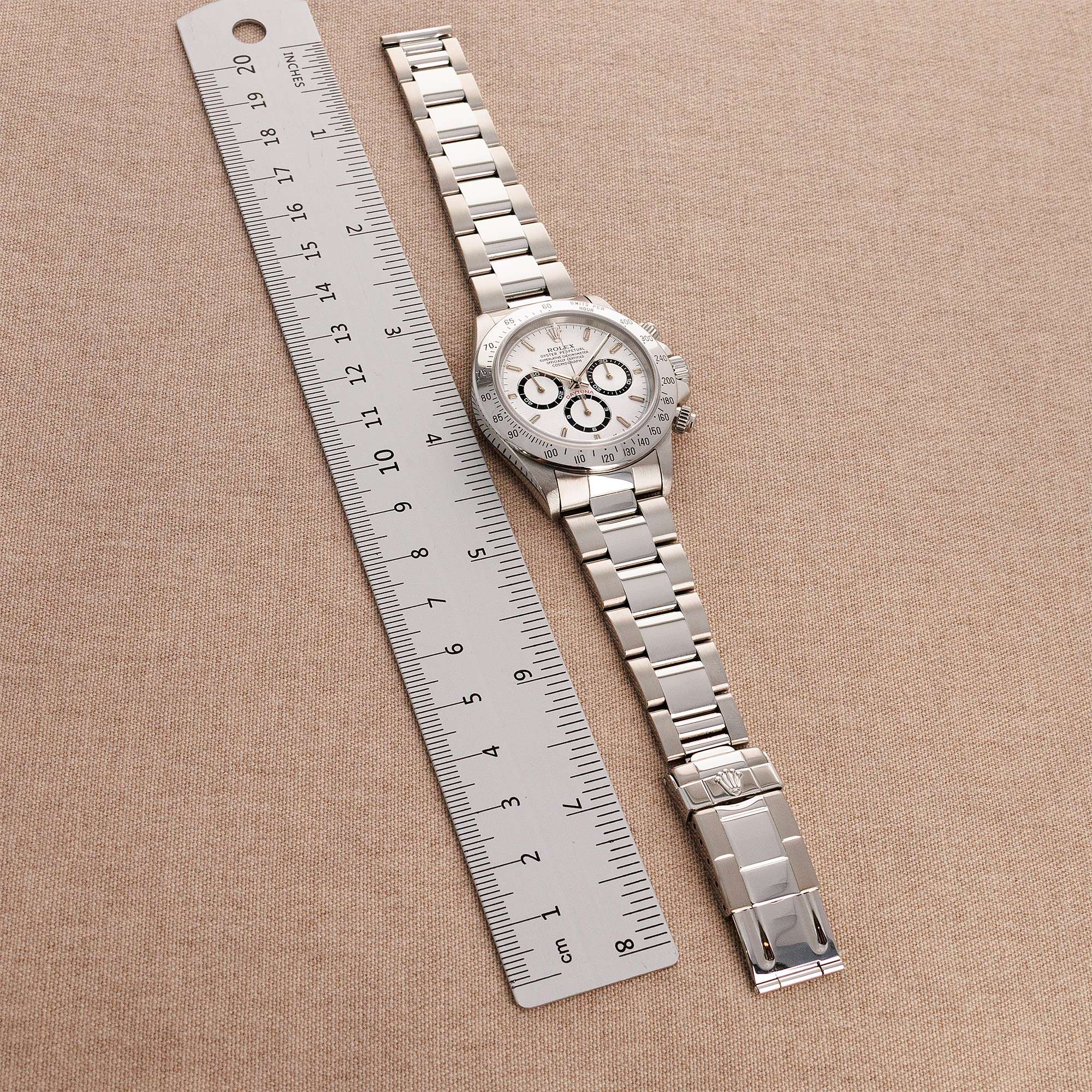 Rolex Steel Zenith Daytona Ref. 16520 with Original Warranty - Image 7