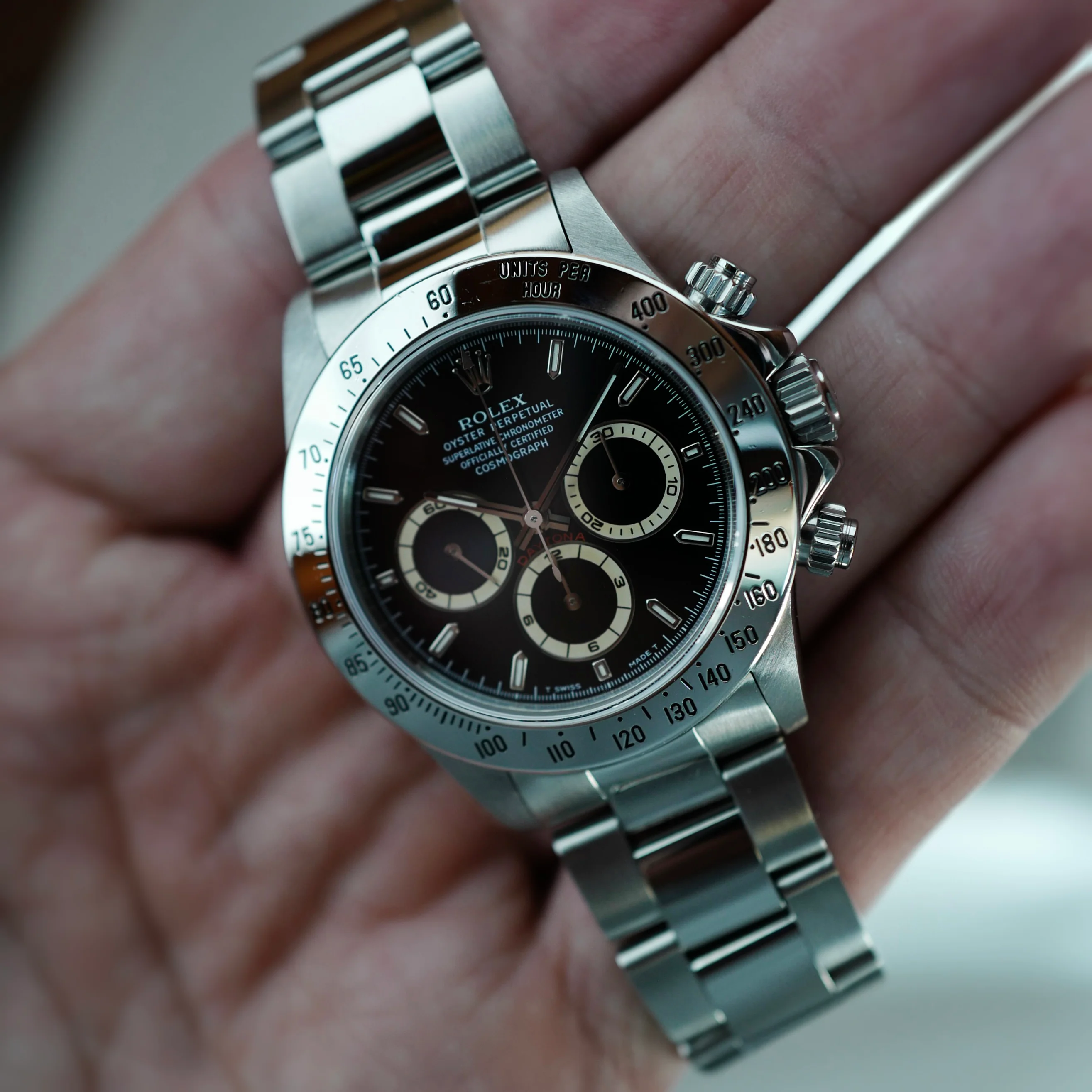 Rolex Steel Zenith Daytona Ref. 16520 with U-Serial and Tan Subdials - Image 9