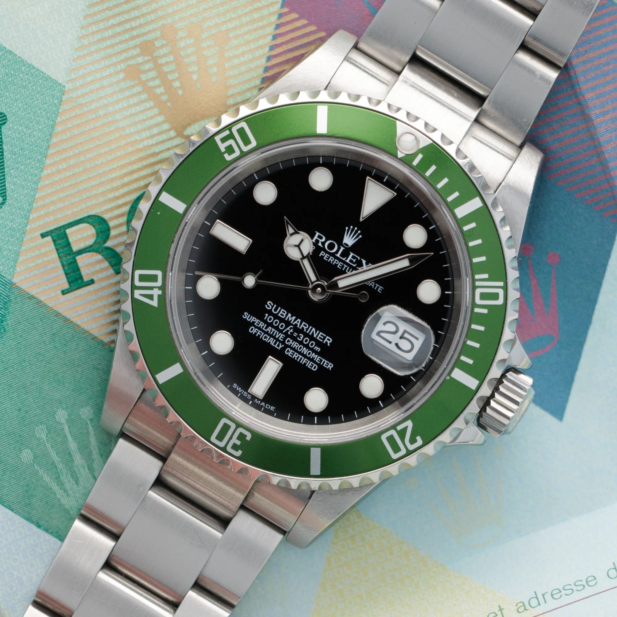Rolex Submariner Anniversary Watch Ref. 16610, with Original Box and Papers - Image 2