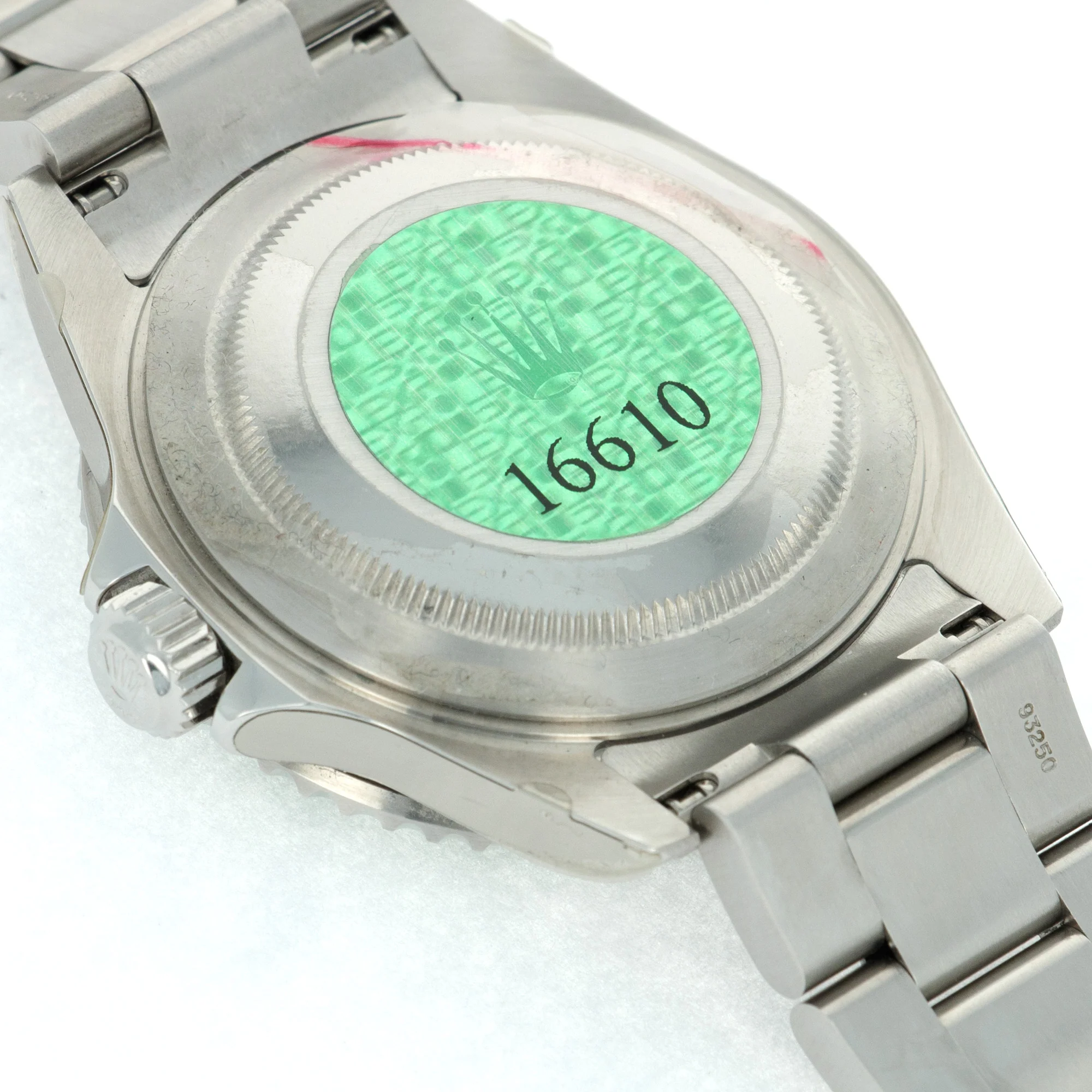 Rolex Anniversary Flat Four Submariner Ref. 16610, with Original Box and Papers New Old Stock - Image 5