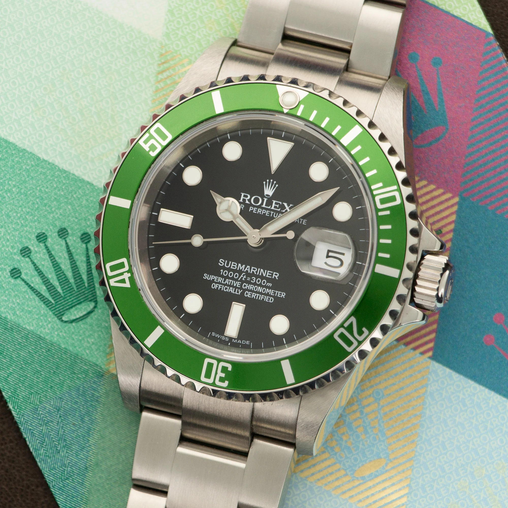 Rolex Submariner Anniversary Watch Ref. 16610LV - Image 2