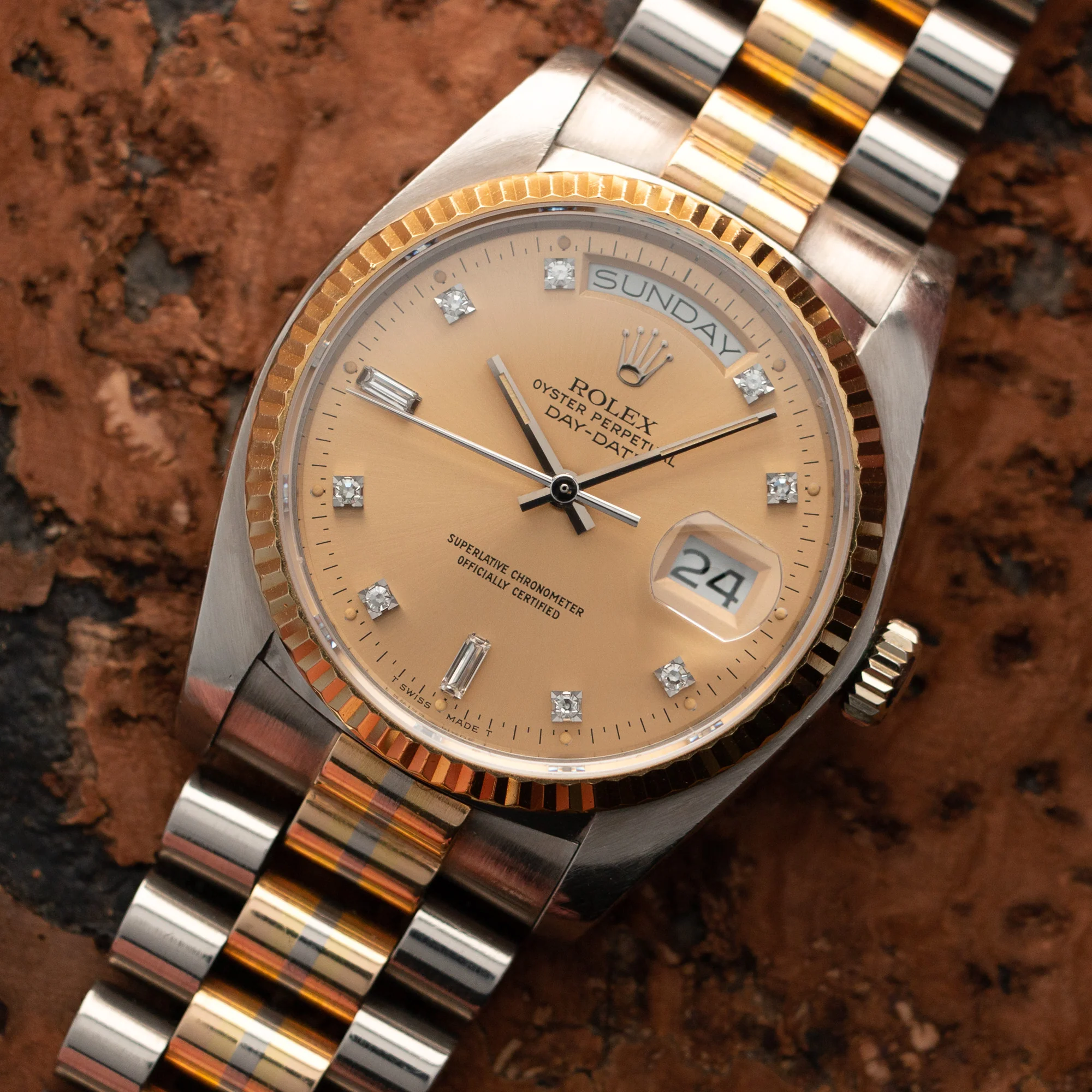 Rolex Tridor Day-Date Watch Ref. 18039 - Image 2