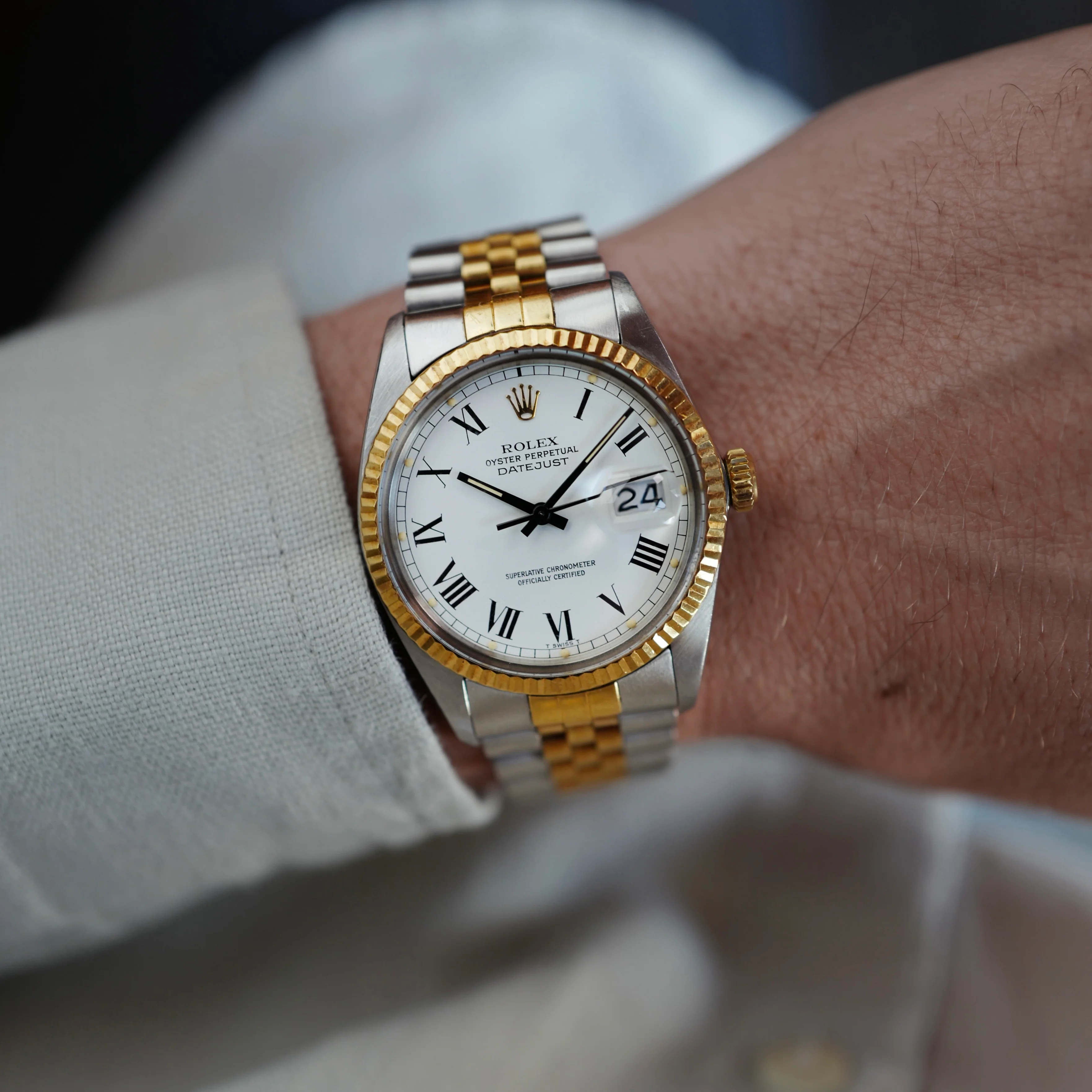 Rolex Two-Tone Datejust Ref. 16013 with Buckley Dial - Image 5