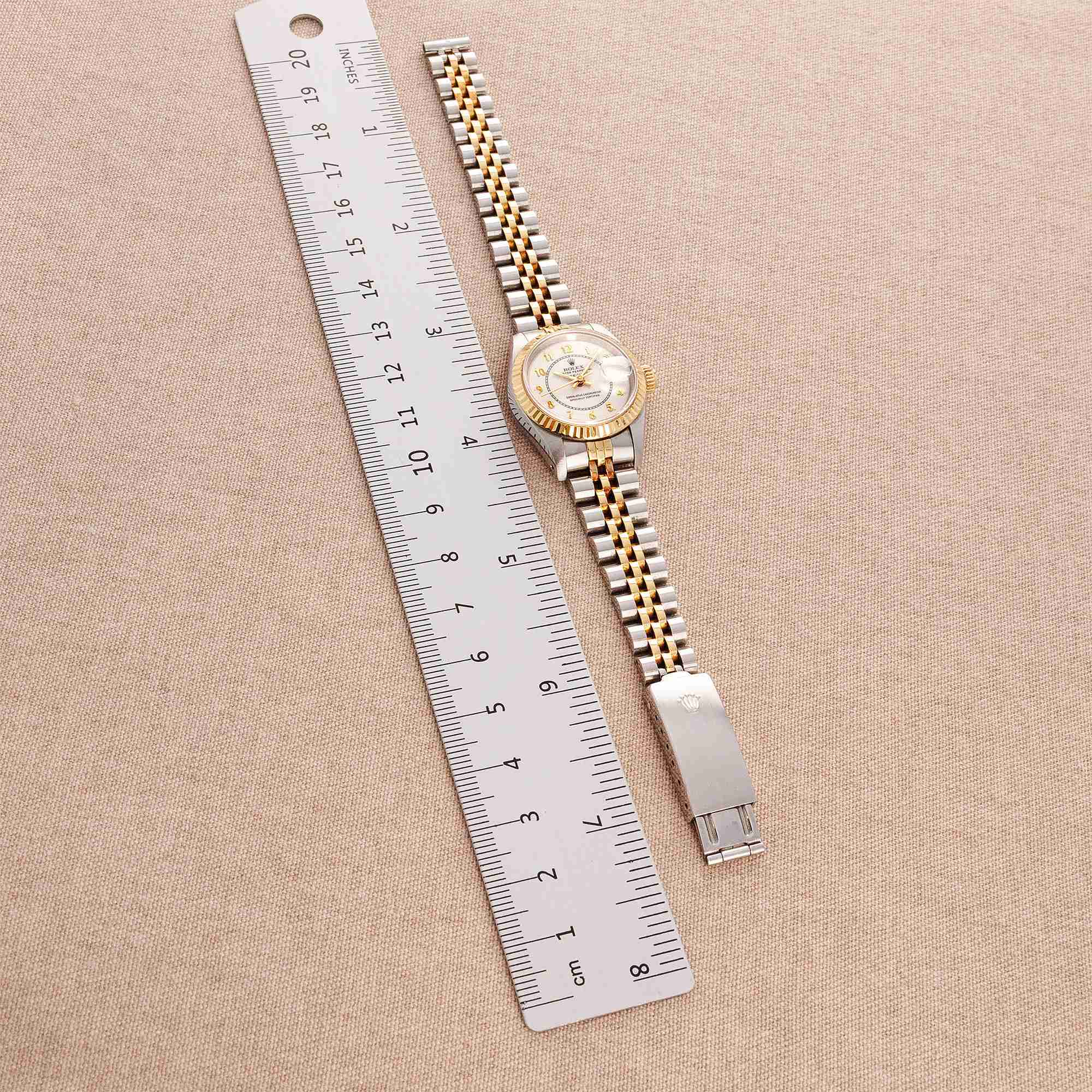 Rolex Two-Tone Datejust Ref. 69173 with Boiler Gauge Dial and Original Warranty - Image 6