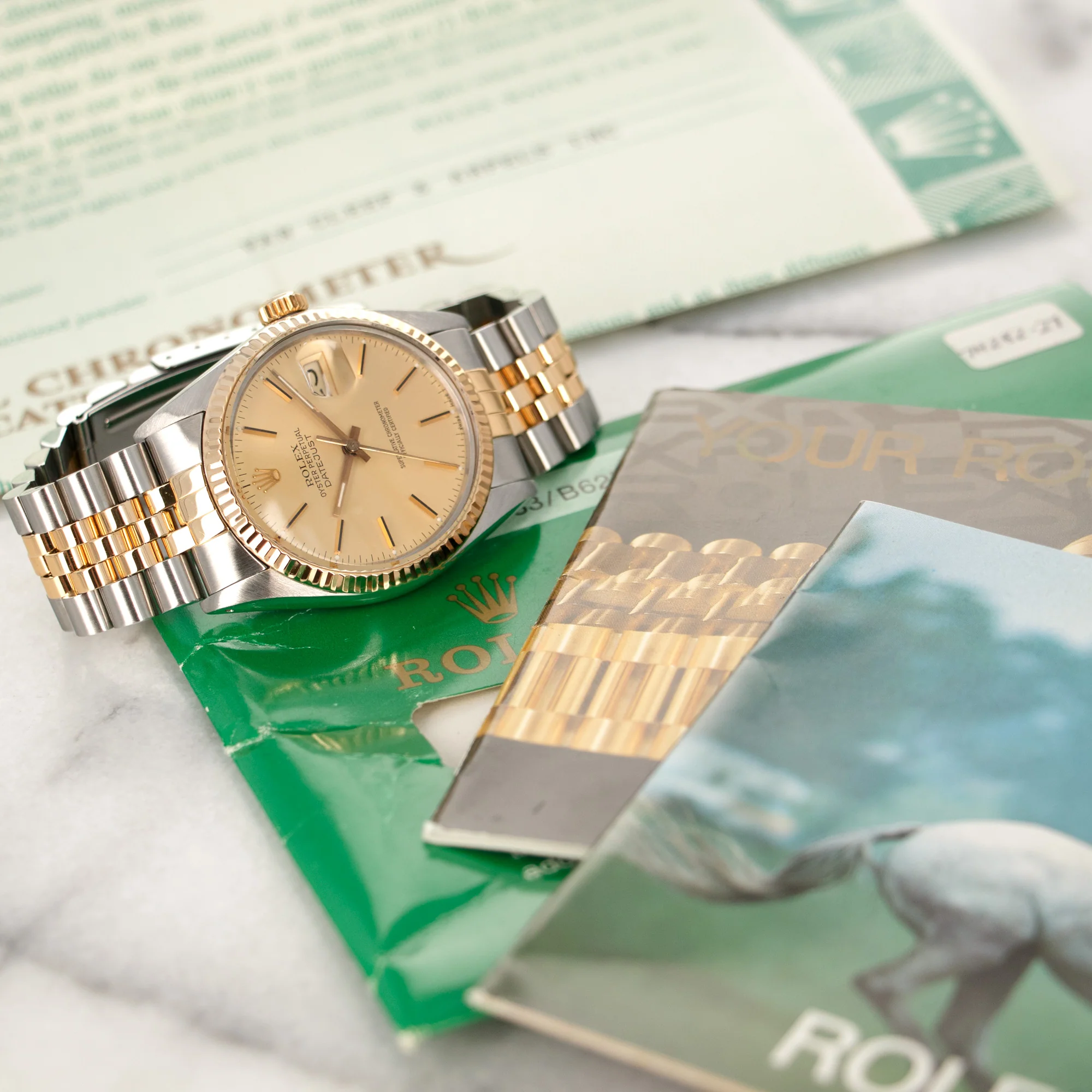 Rolex Two-Tone Datejust Watch Ref. 16013, Retailed by Van Cleef & Arpels - Image 7