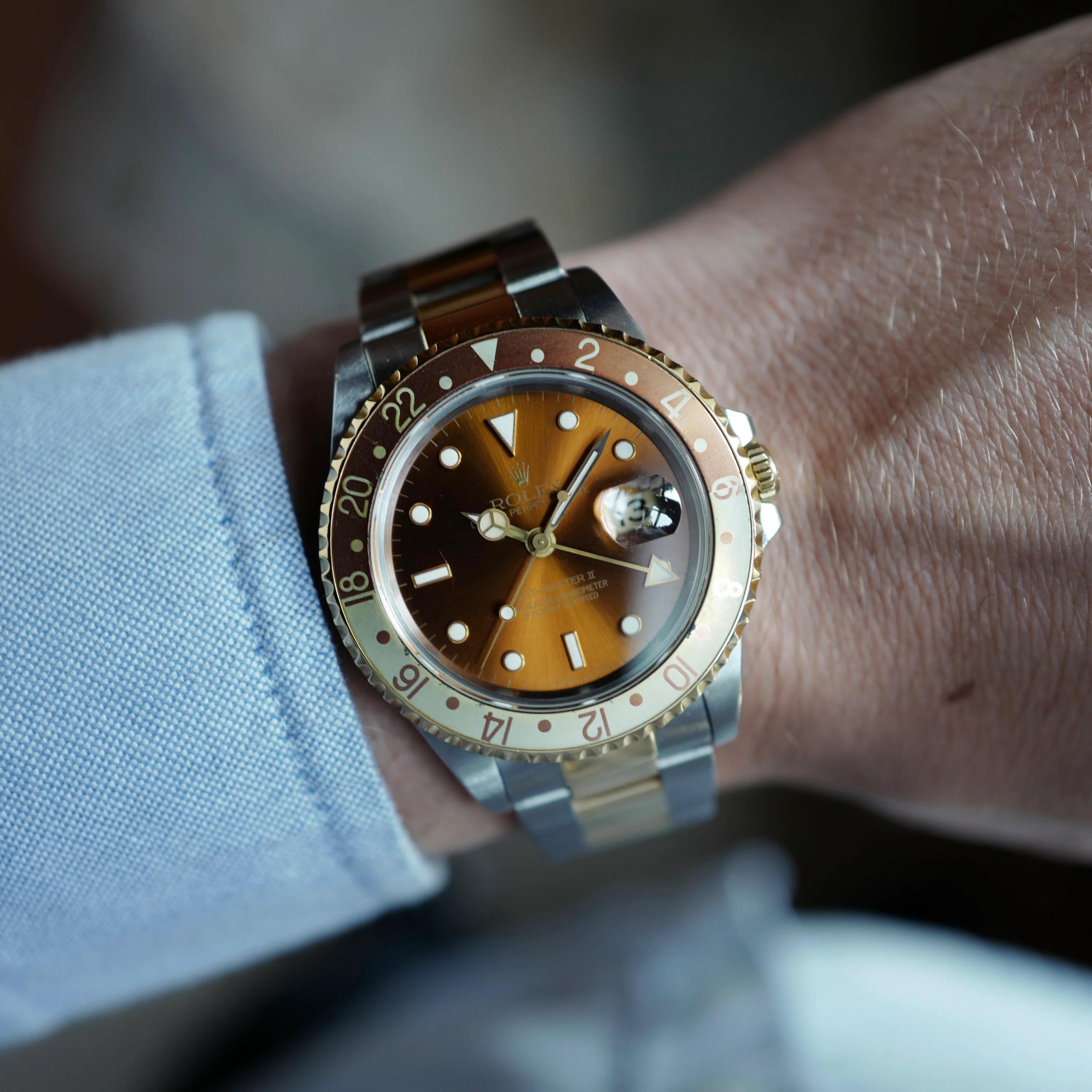 Rolex Two-Tone Root Beer GMT-Master Ref. 16713 - Image 6