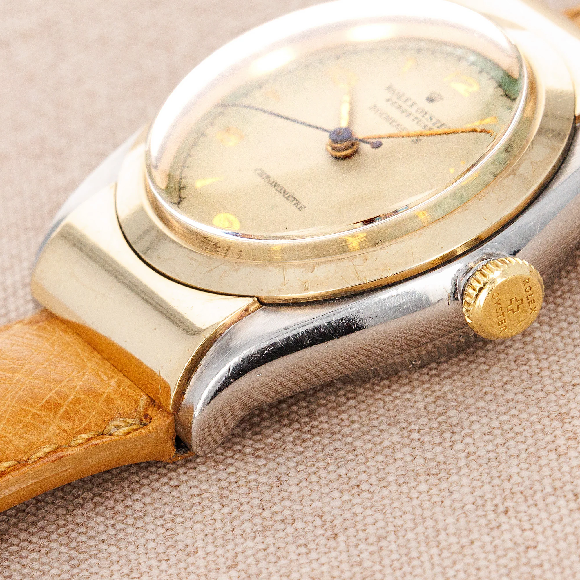 Rolex Two-Tone Oyster Perpetual Hooded Bubbleback Ref. 3065, Retailed by Bucherers - Image 5