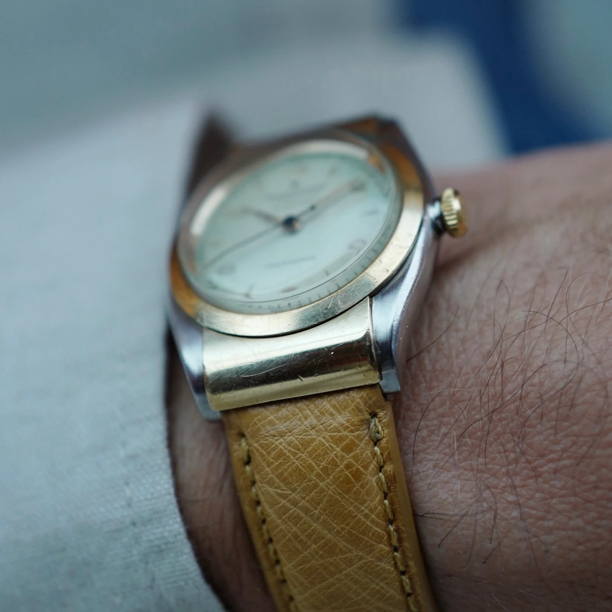 Rolex Two-Tone Oyster Perpetual Hooded Bubbleback Ref. 3065, Retailed by Bucherers - Image 6